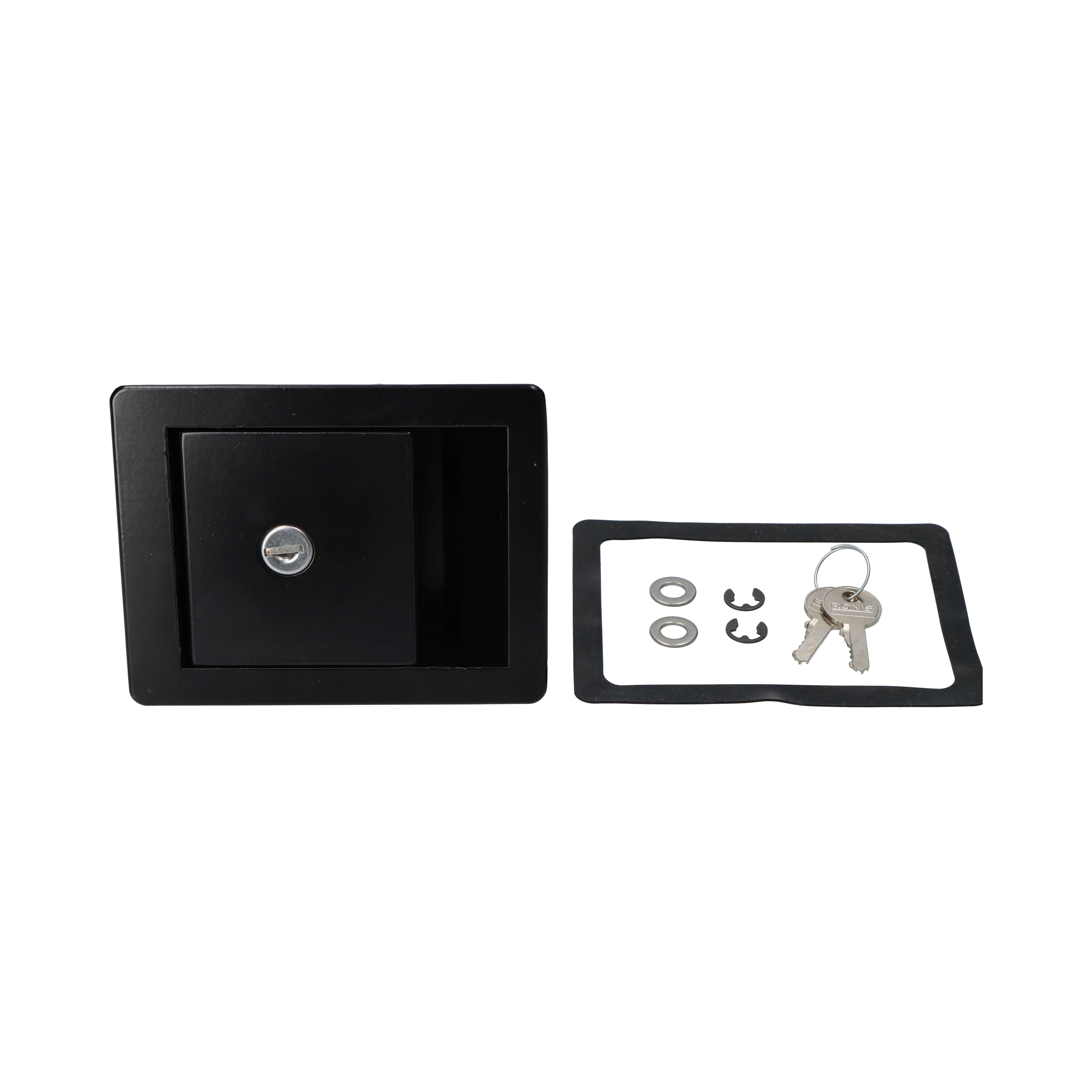 Pommier espagnolette lock internal - 130 x 103 x 37,5 mm - different keys