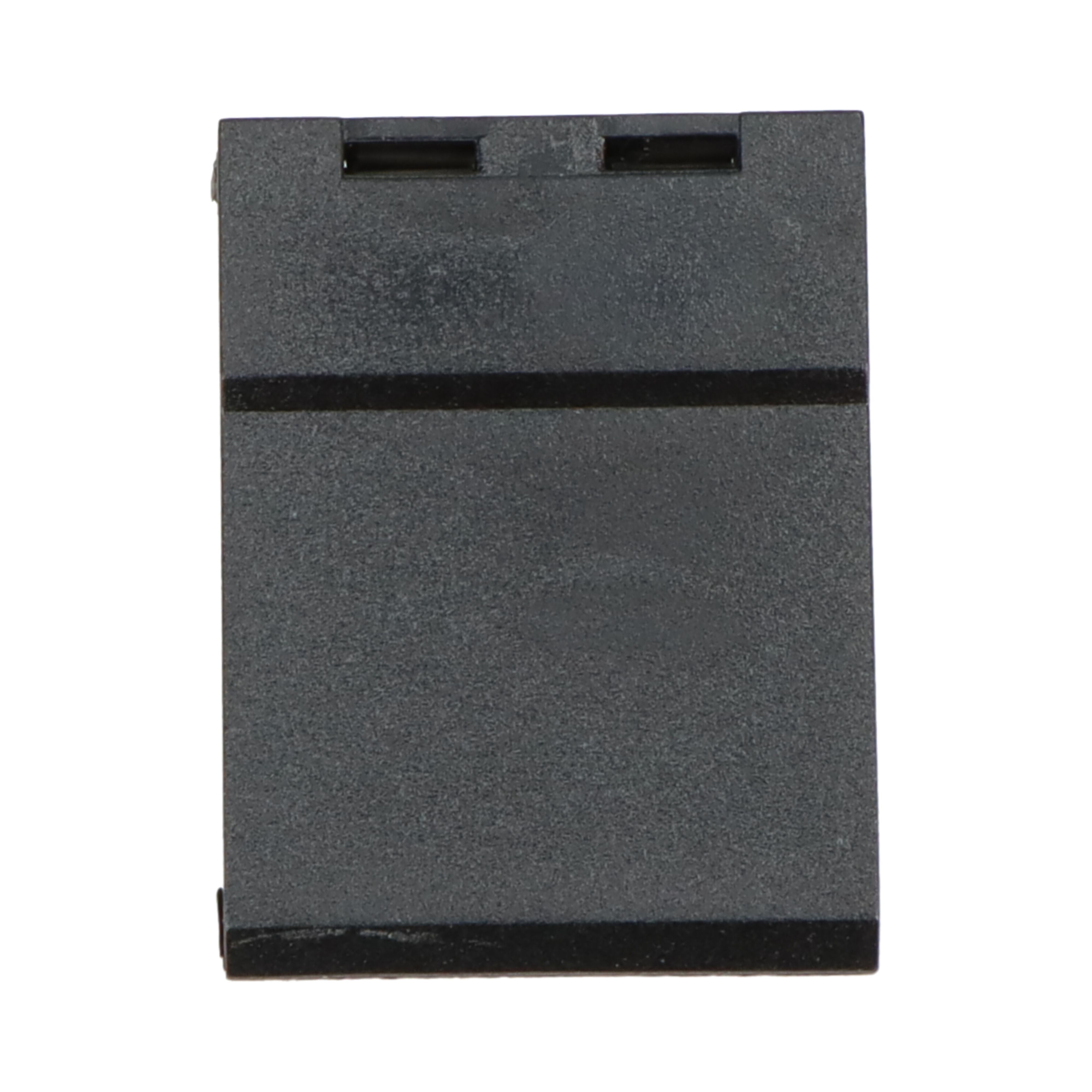 Rhiwa Quality key plate - 3-hole - black plastic