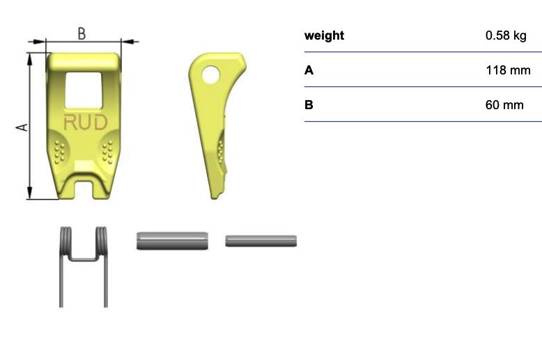 RUD spare part set for VIP VCGH-20 and VCGH-22