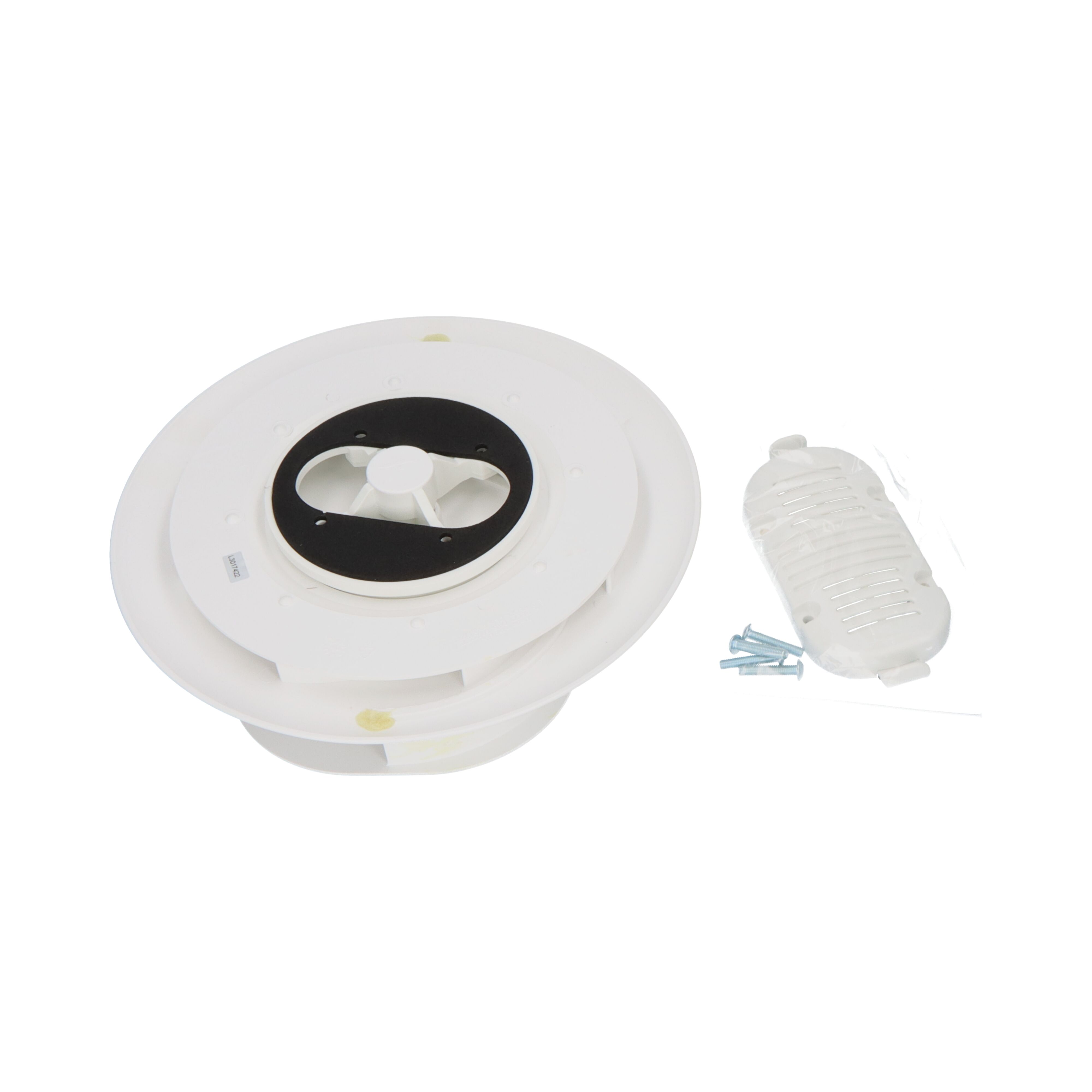 Flettner Slimline mechanische dakventilator - met binnenrooster - wit