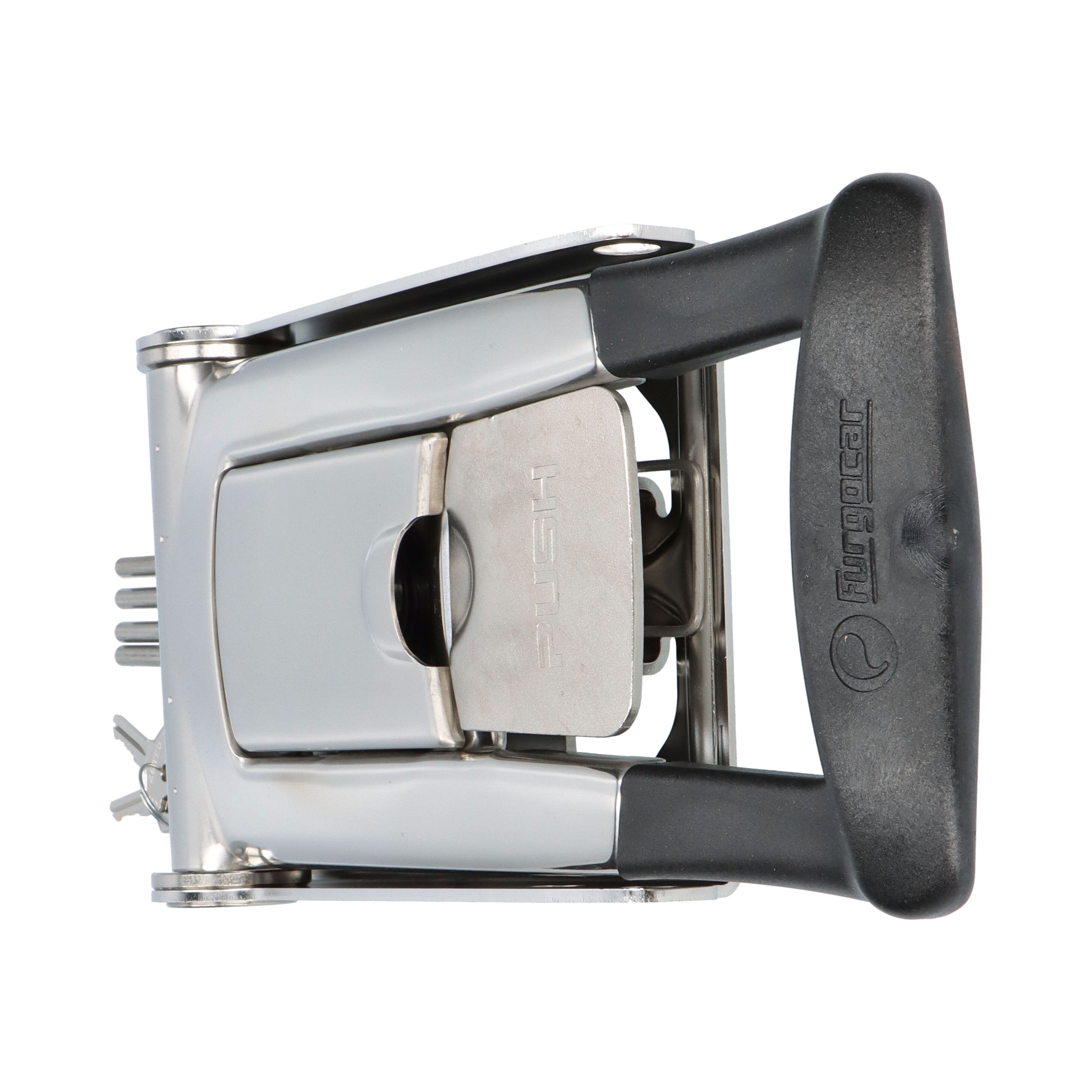 Pommier poignée Torseo push - pour fermeture Ø 27 mm - Acier inoxydable