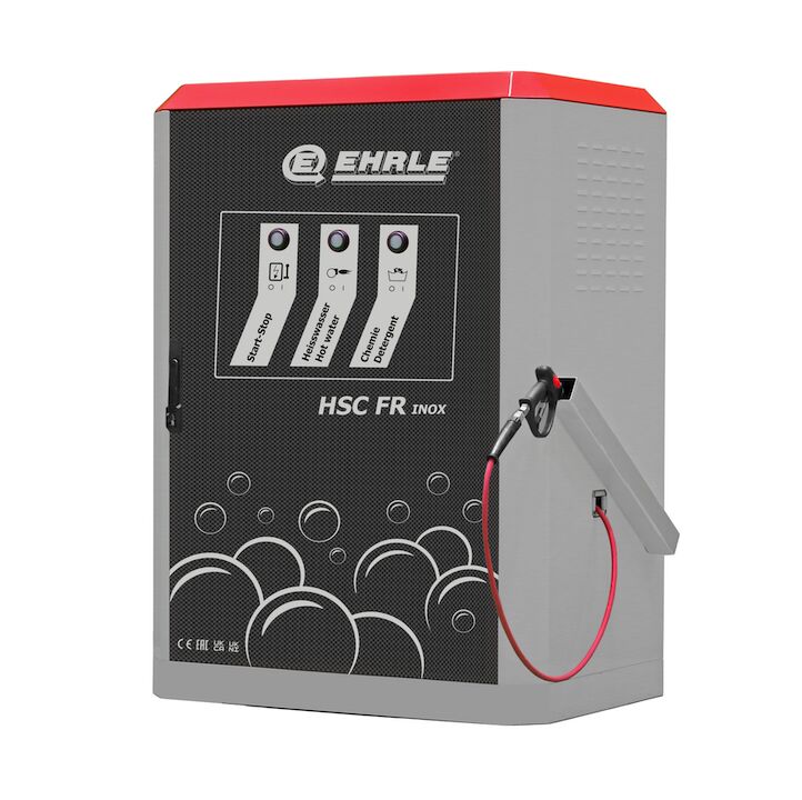 Ehrle stationaire hogedrukreiniger HSC840 FR - 24kW - RVS - warmwater - 130 bar