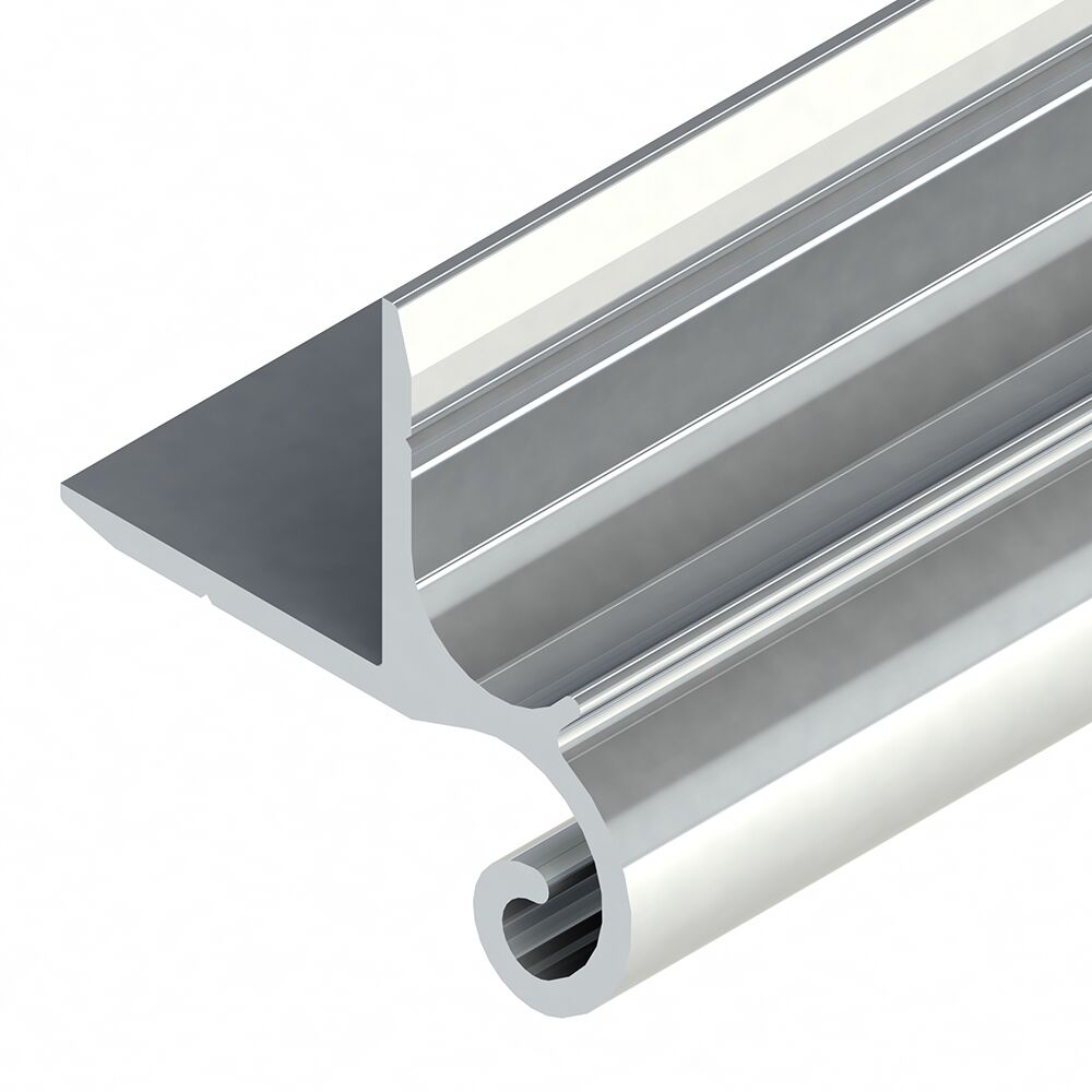 Pommier flap hinge - top - lenght 5000 mm - aluminum