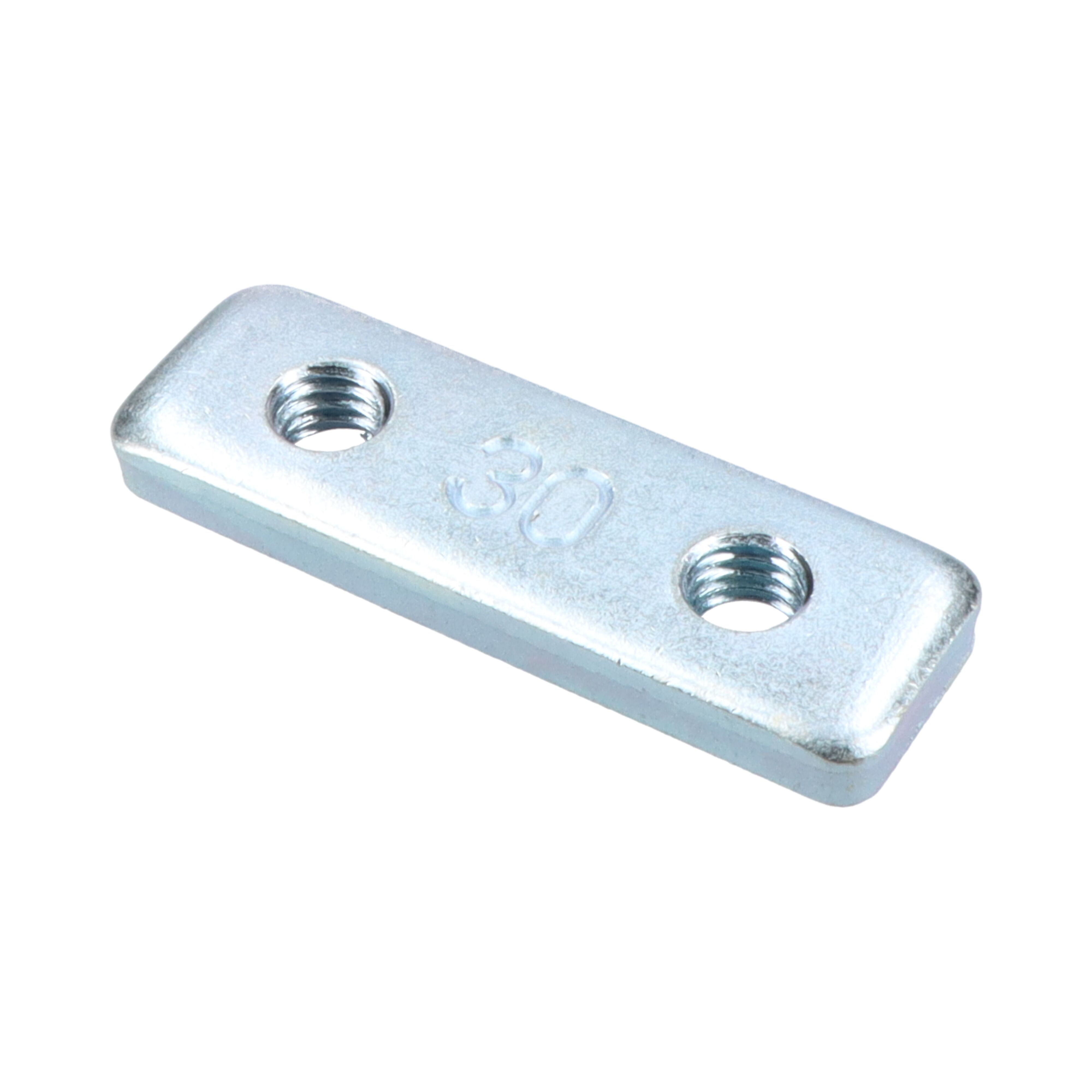 Rhiwa Quality charnière pour planche latérale bande d'insERTion - Entraxe 30 mm - M8 - galvanisée