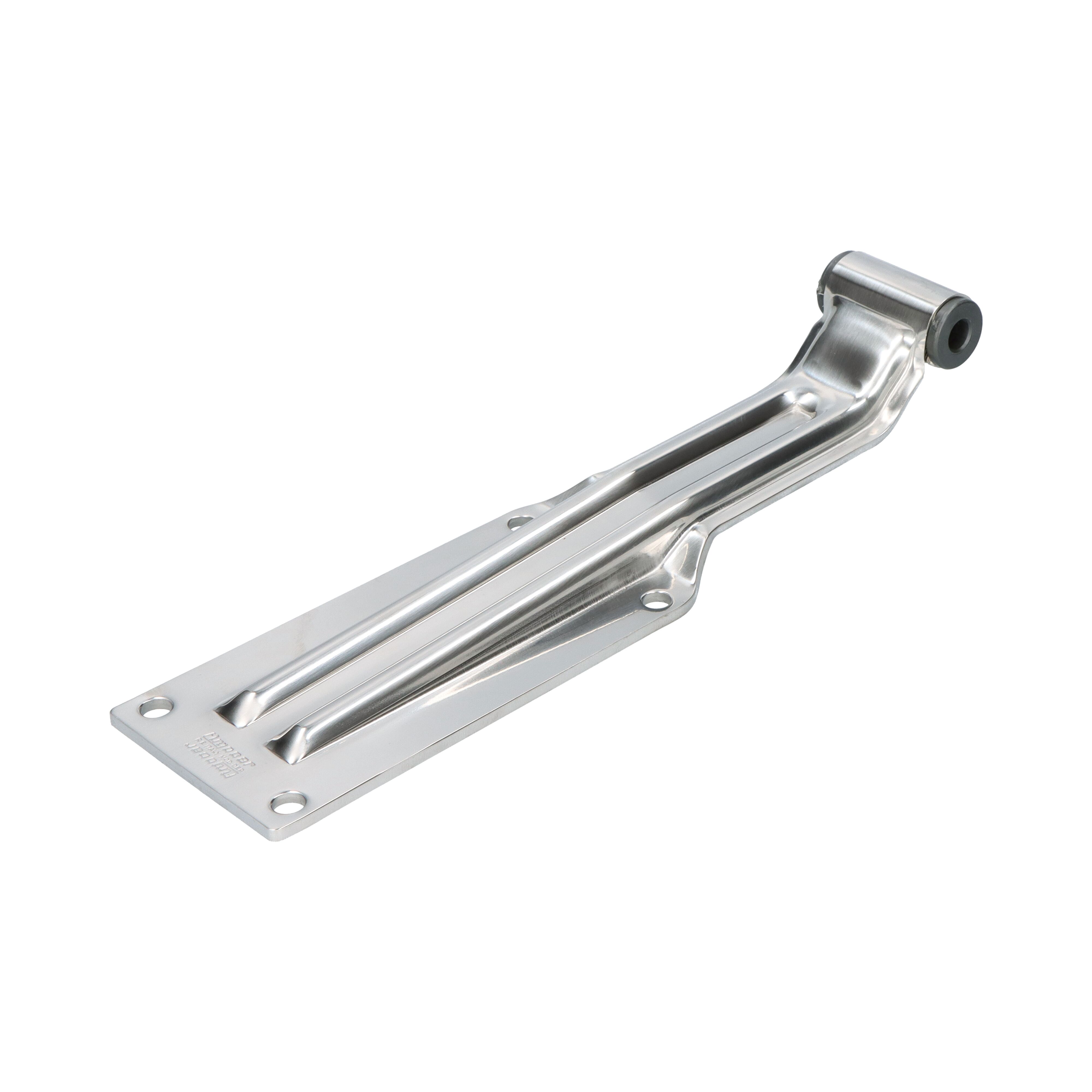 Pommier rear door hinge plate 282 mm - trestle width 52 mm - stainless steel