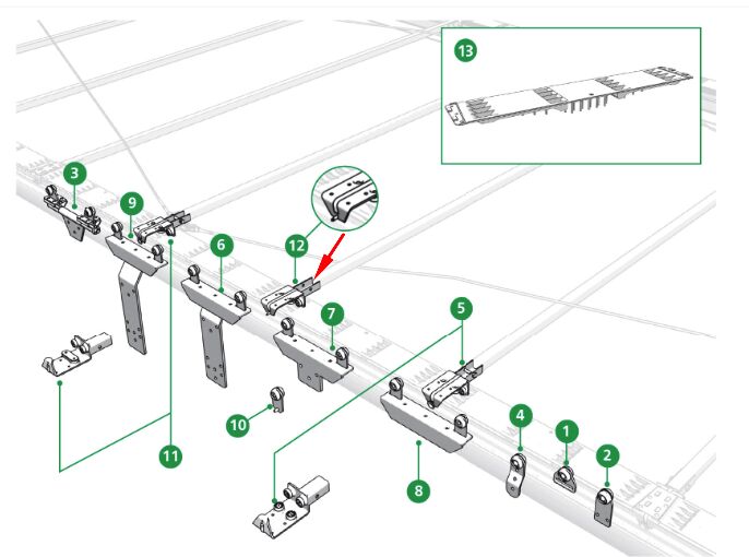Edscha chariot TIR - pour Edscha CS Lite