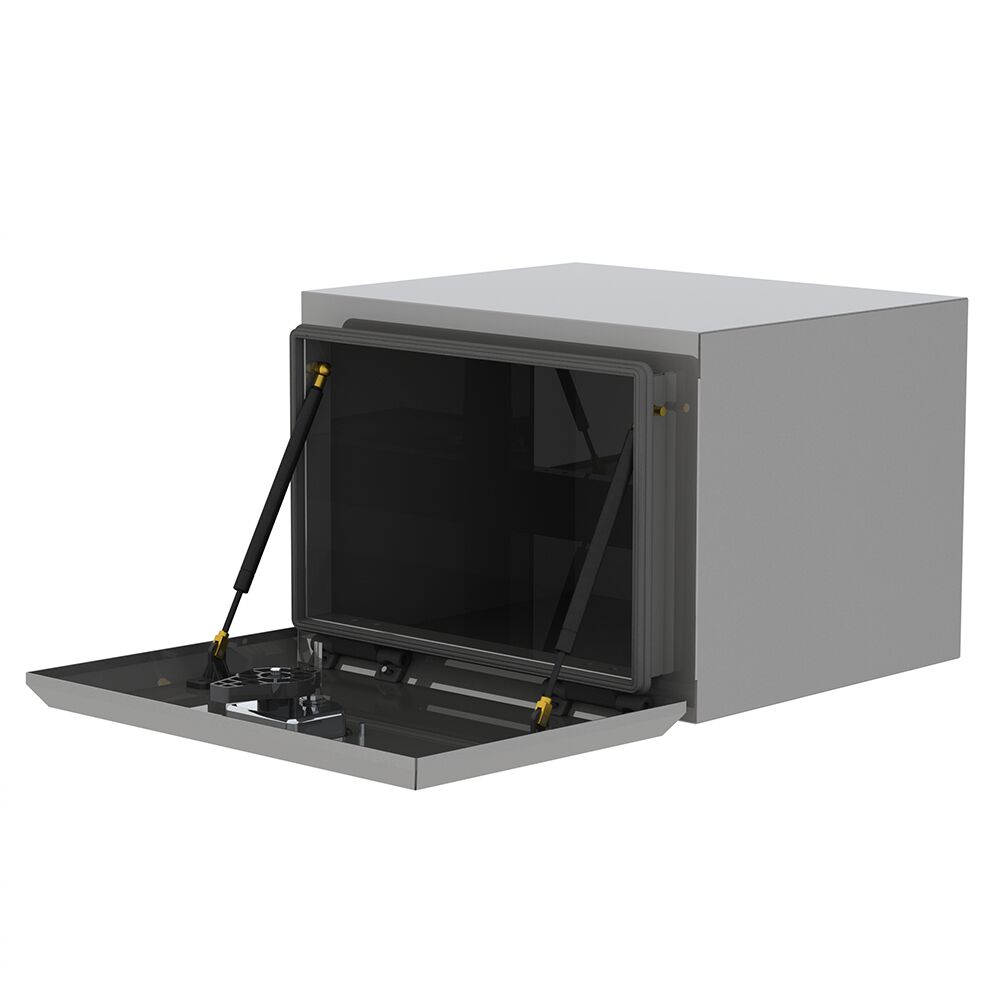 Bawer toolbox Value - 500 x 350 x 400 mm (WxHxD) - aluminum