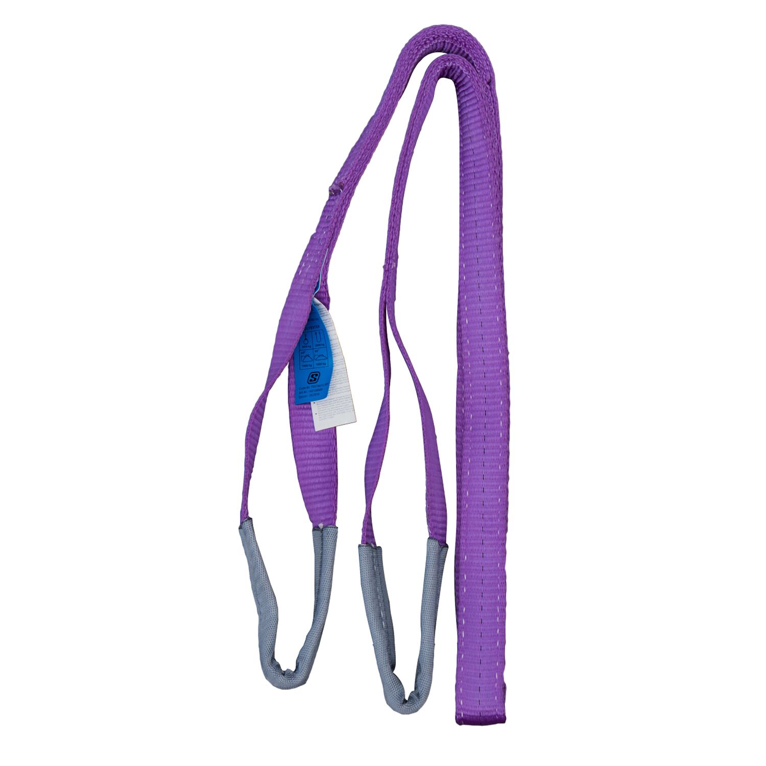 Rhiwa Quality élingue - longueur 6 mètres - violet - 1 tonne