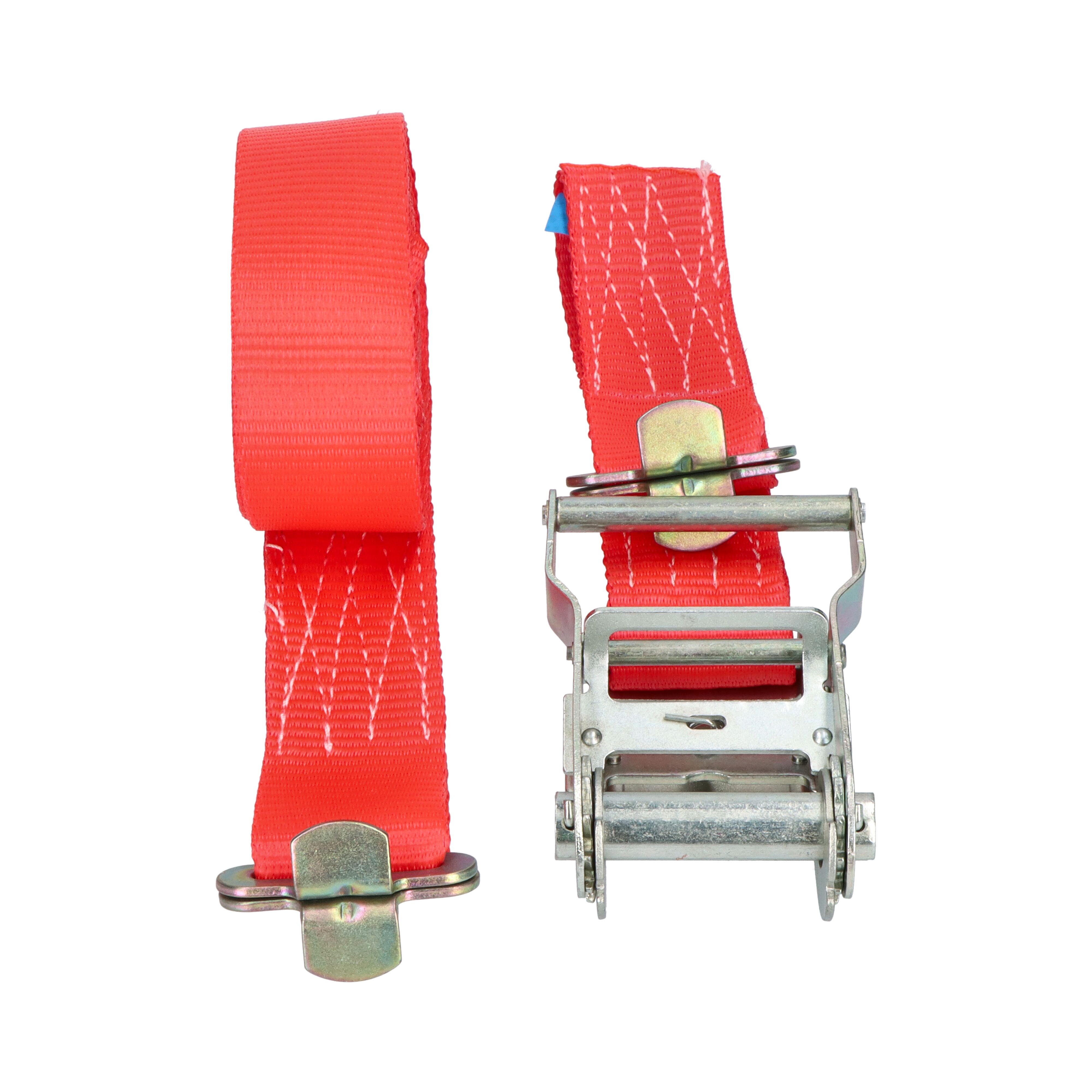 Rhiwa Quality lashing strap 45 mm - with ratchet and round hole Ø 25 mm - 5000 mm