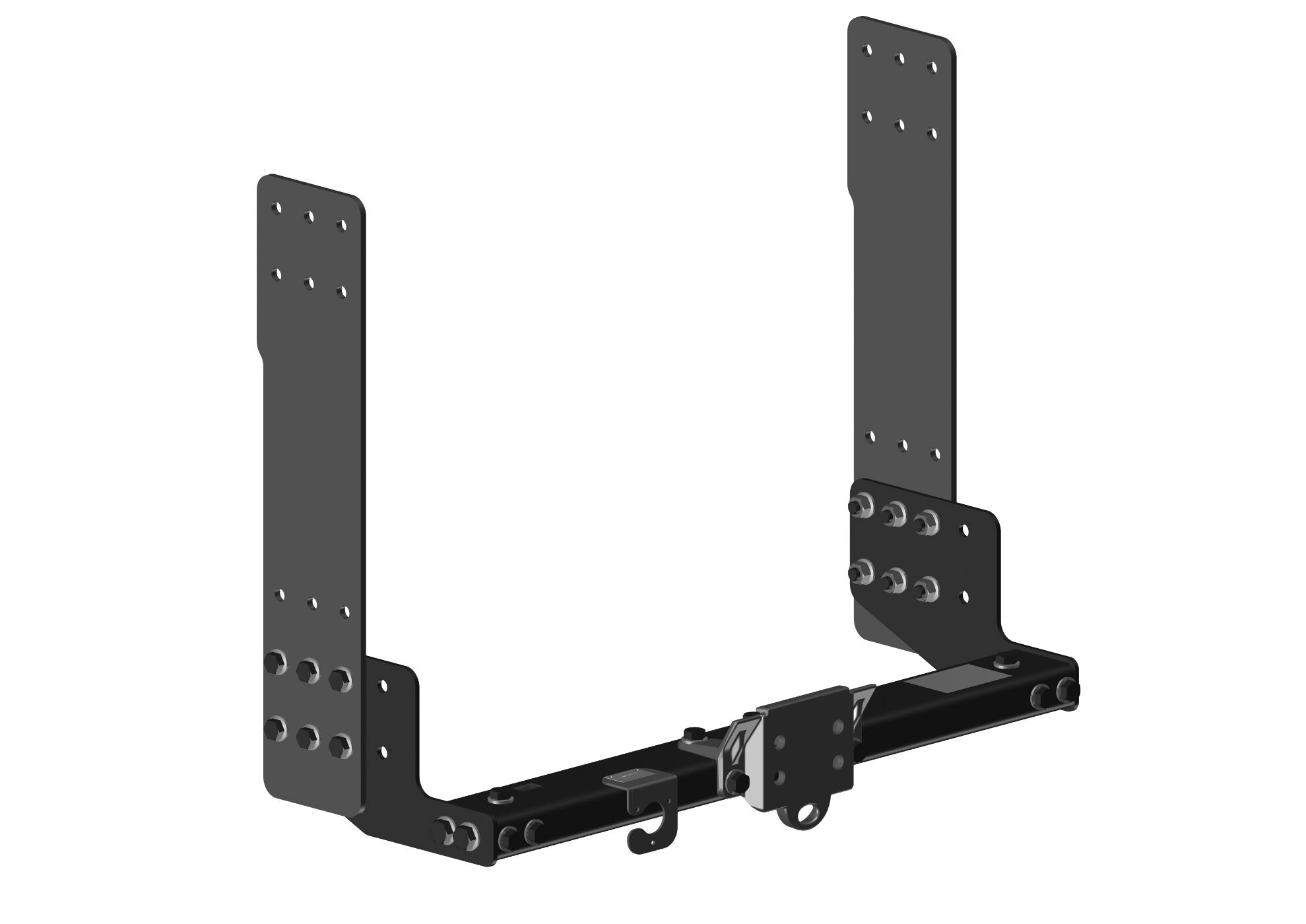 Pommier traverse 852 mm - motif de fixation P0 - plaques latérales A1