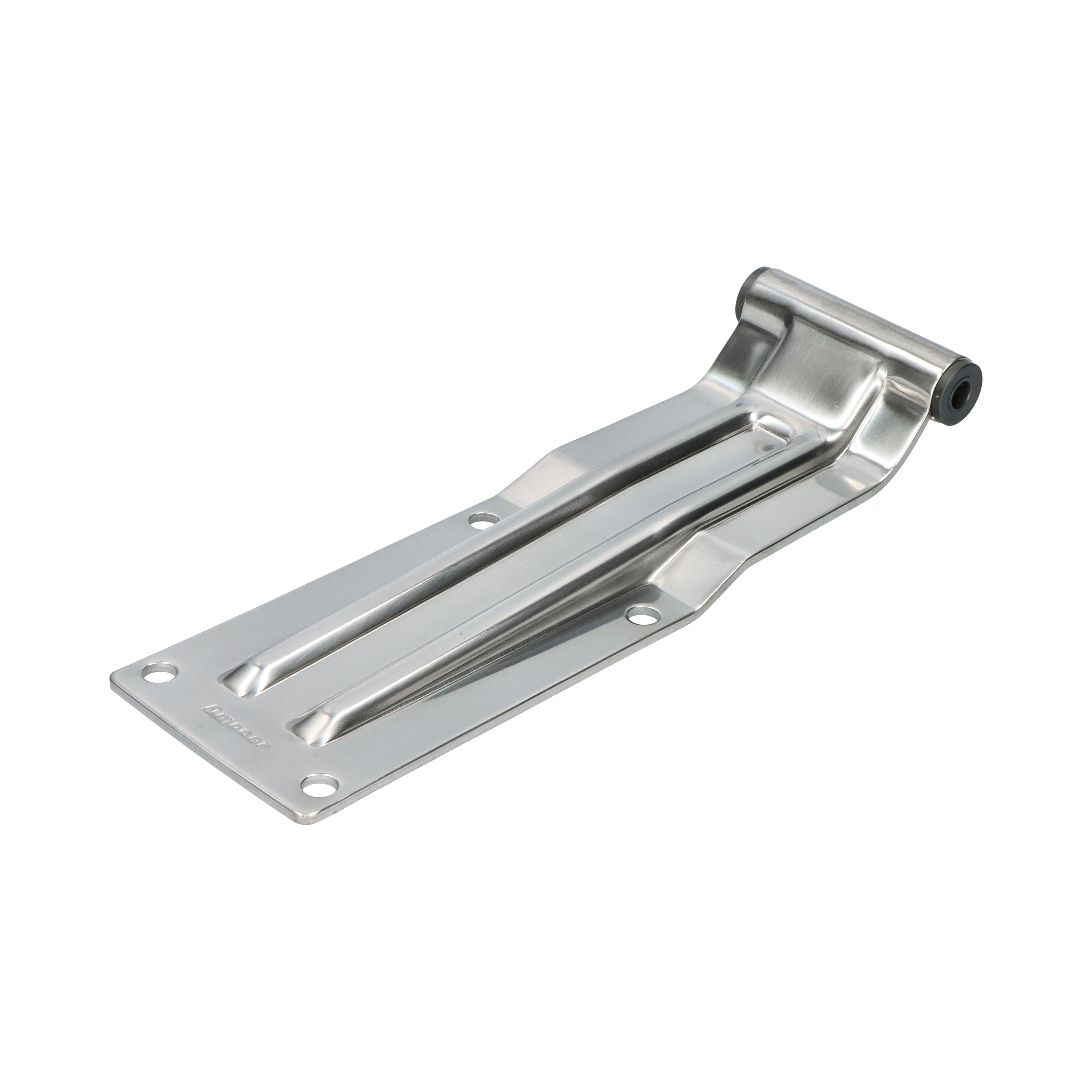 Pommier charnière de porte arrière 300 mm - large du bok 98 mm - inox