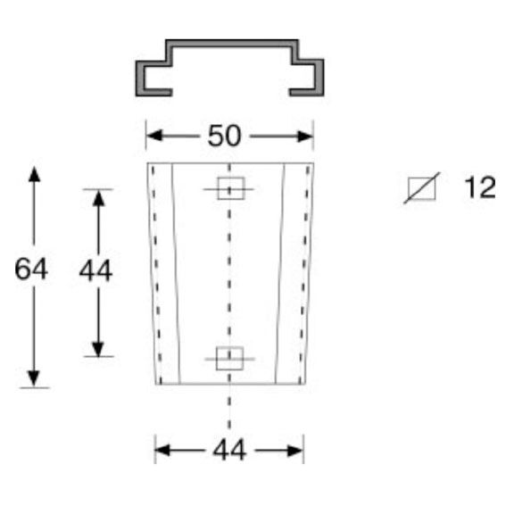 Rhiwa Quality mounting support - for triangel sign -steel