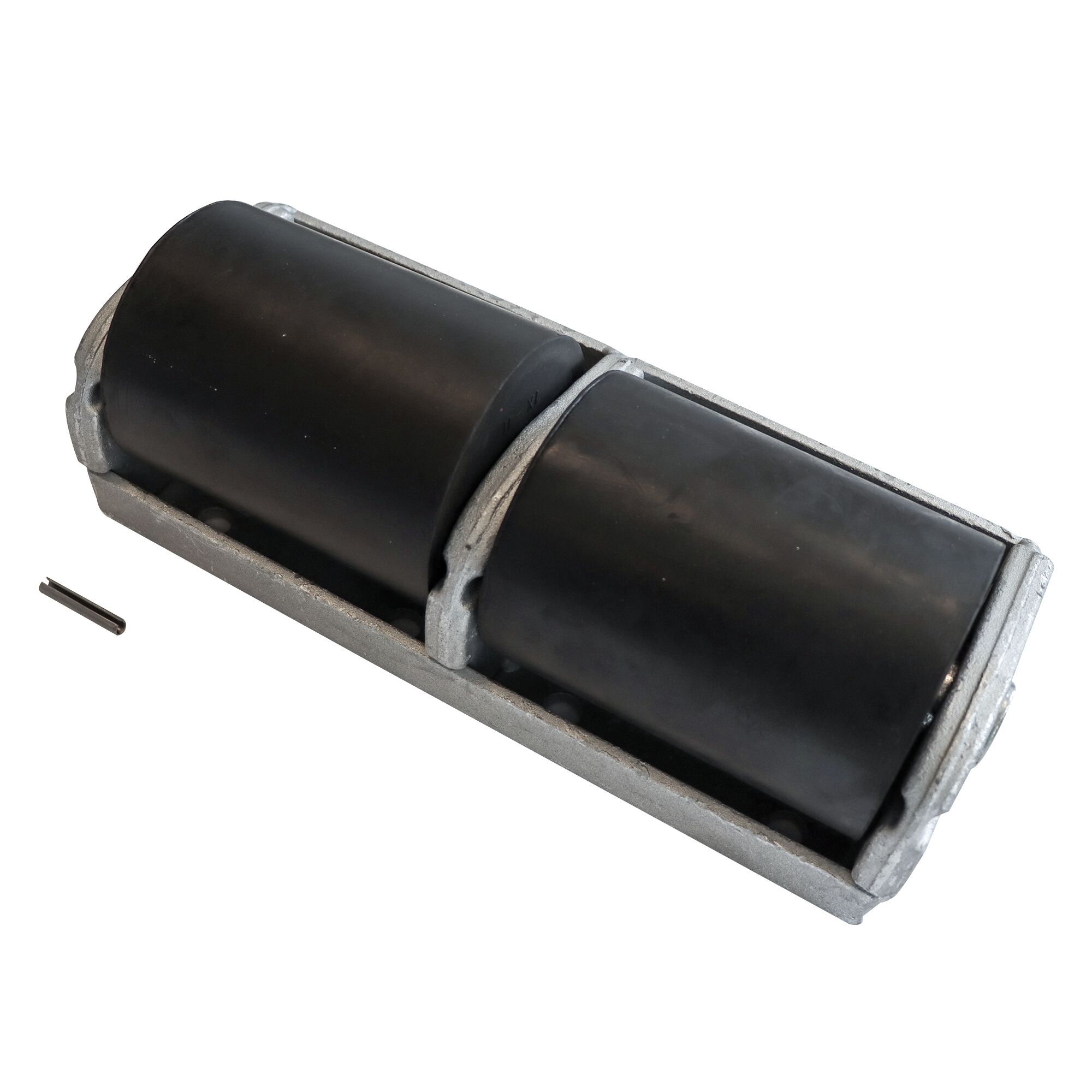 Pommier but-roll compleet - 2 rollen van 130 mm - horizontaal