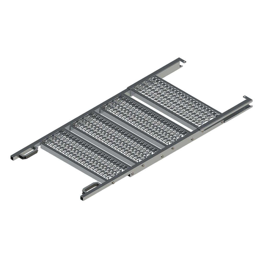 PWP échelle escamotable - 4 marches - 1607 x 825 mm (Lxl) - aluminium