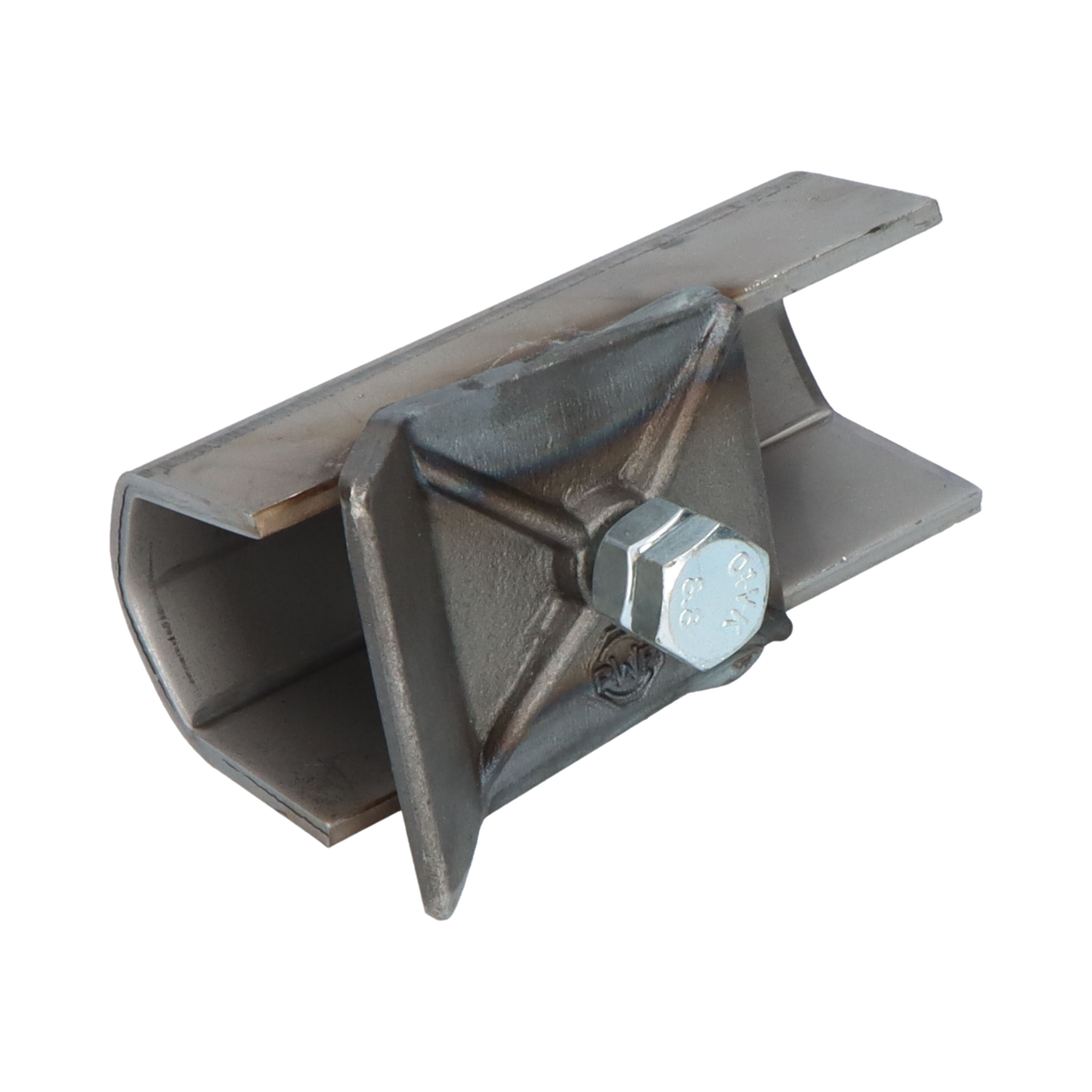 PWP mounting tube support bracket - for support 1400002/14000047 - weldable - plain steel