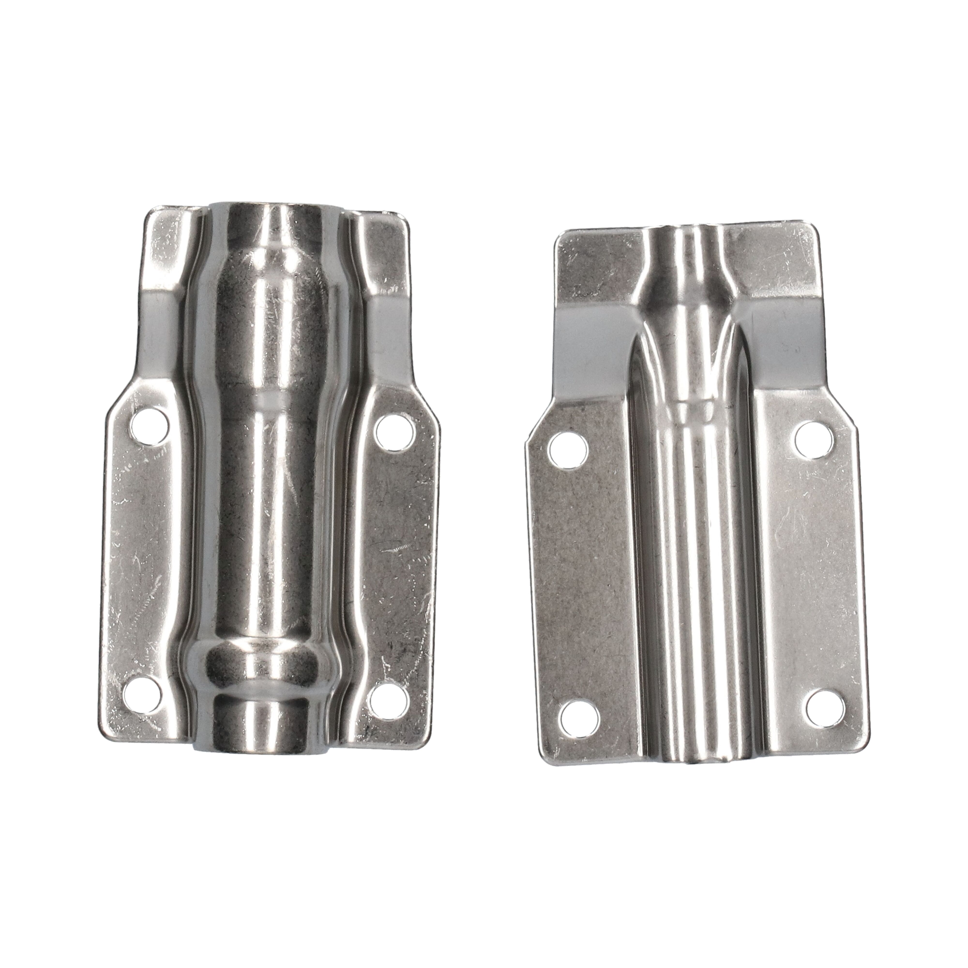 Pommier rod guide - for locking Ø 27 mm - height 135 mm - stainless steel