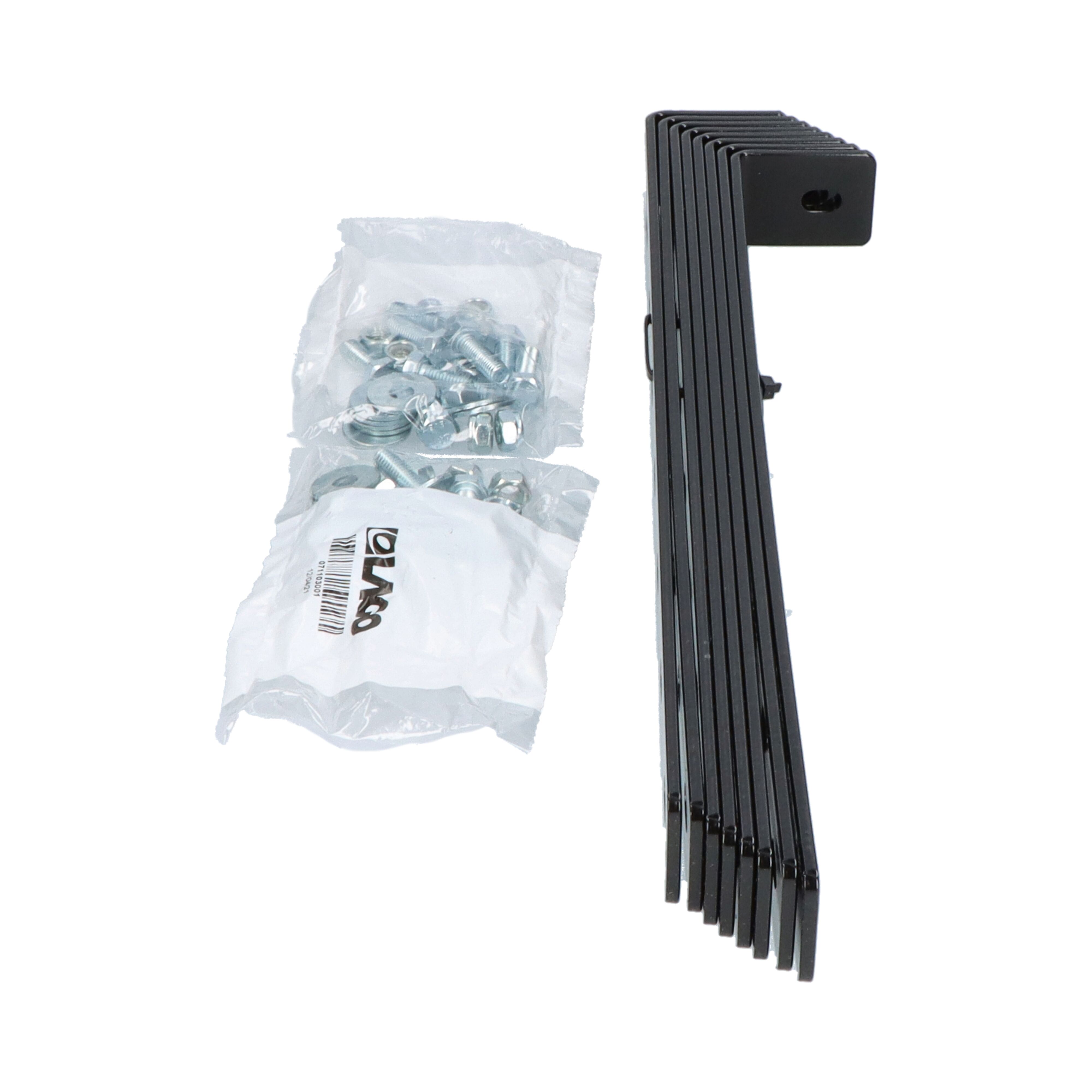 LAGO jeu de supports de montage - pour caisse en plastique de 400/500 mm de large - réglable en hauteur