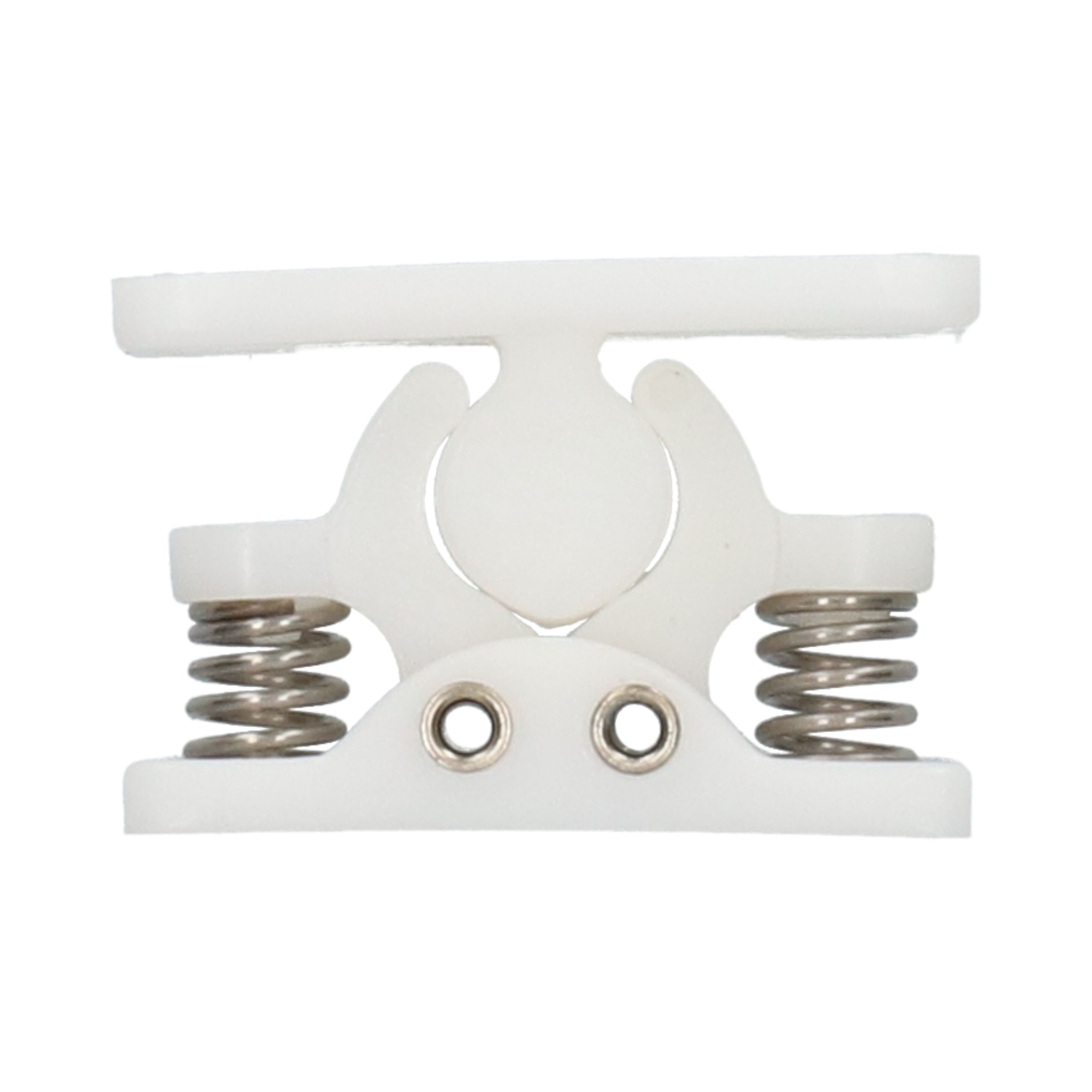 Rhiwa Quality door stop set - with spring - white nylon