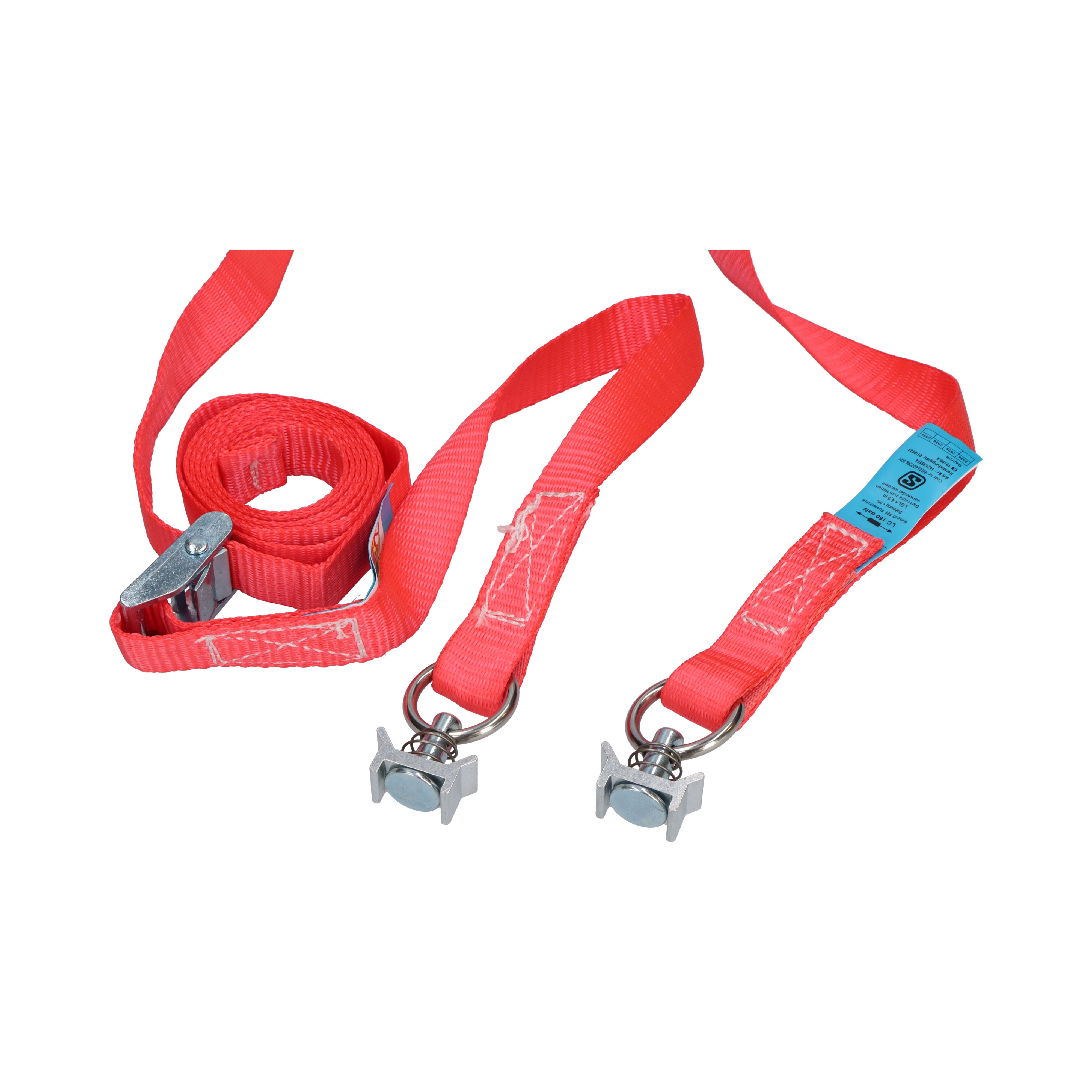 Rhiwa Quality sangle d'arrimage 25 mm - avec fermeture à pince et fermeture aéro - 5000 mm
