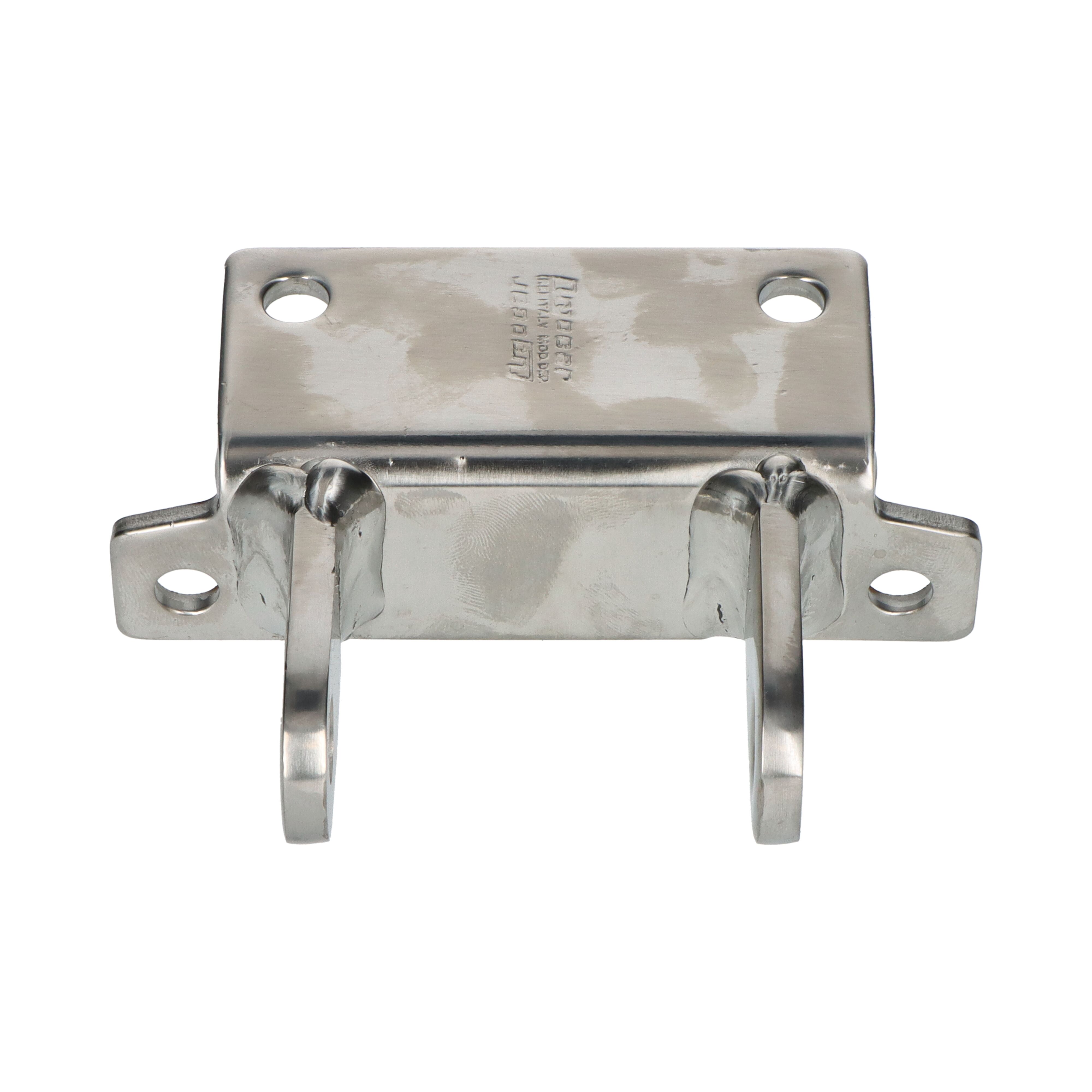 Pommier support pour charnière - à pêcheur - angle 90° - pour largeur de charnière 52 mm