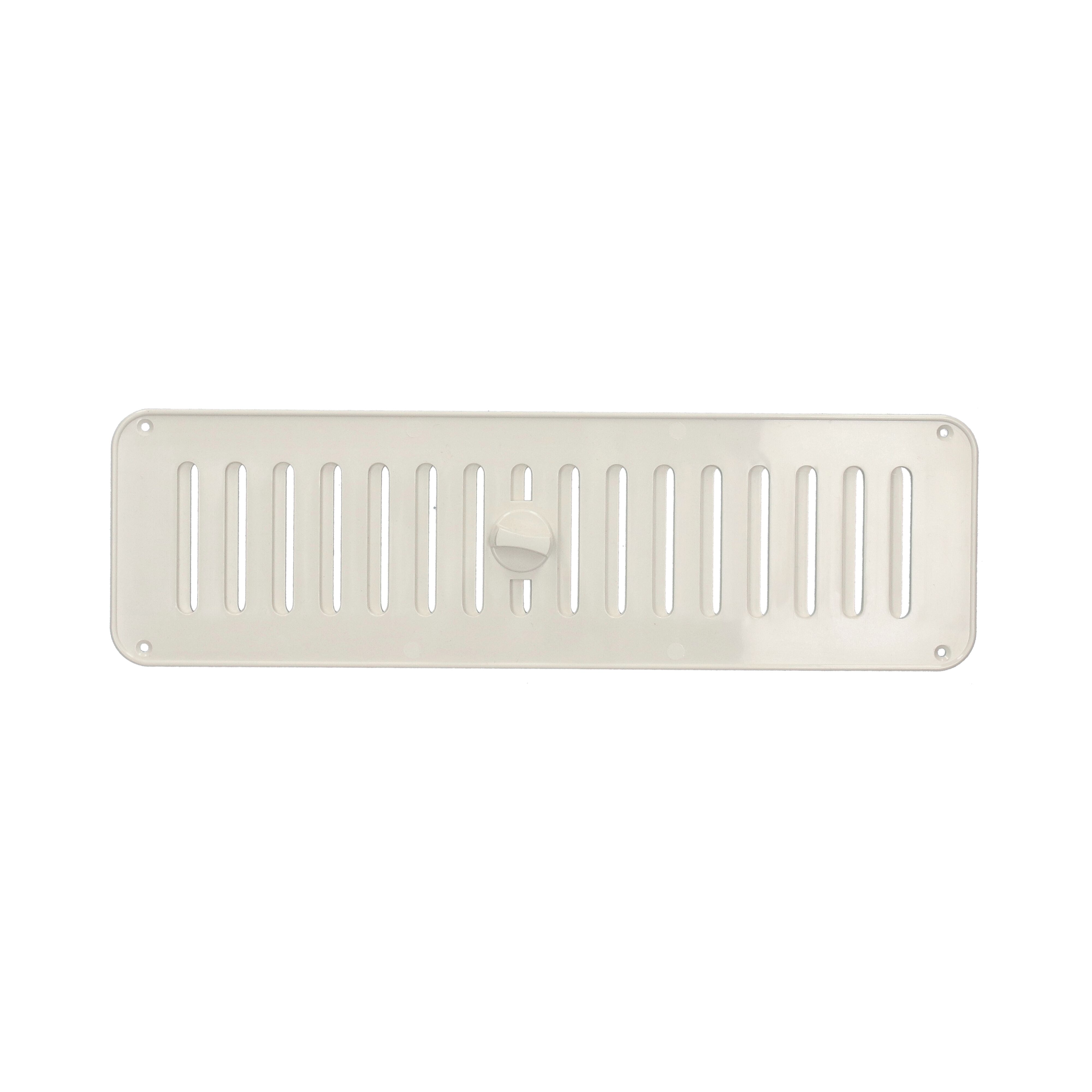 Rhiwa Quality ventilatierooster 328 x 98 mm - met schuif - kunststof