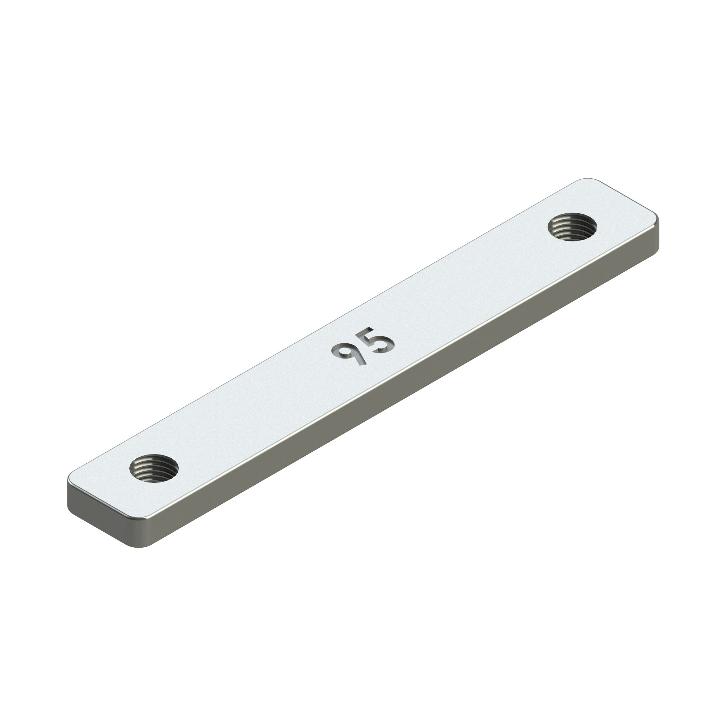 Rhiwa Quality charnière pour planche latérale bande d'insERTion - Entraxe 95 mm - M8 - galvanisée