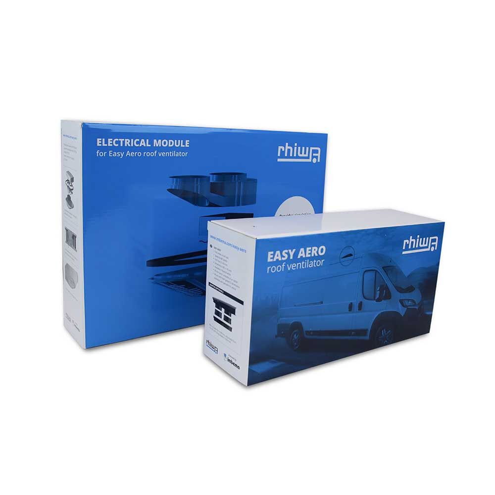 Rhiwa easy Aero ventilateur de toit électrique pour camionnette - blanc