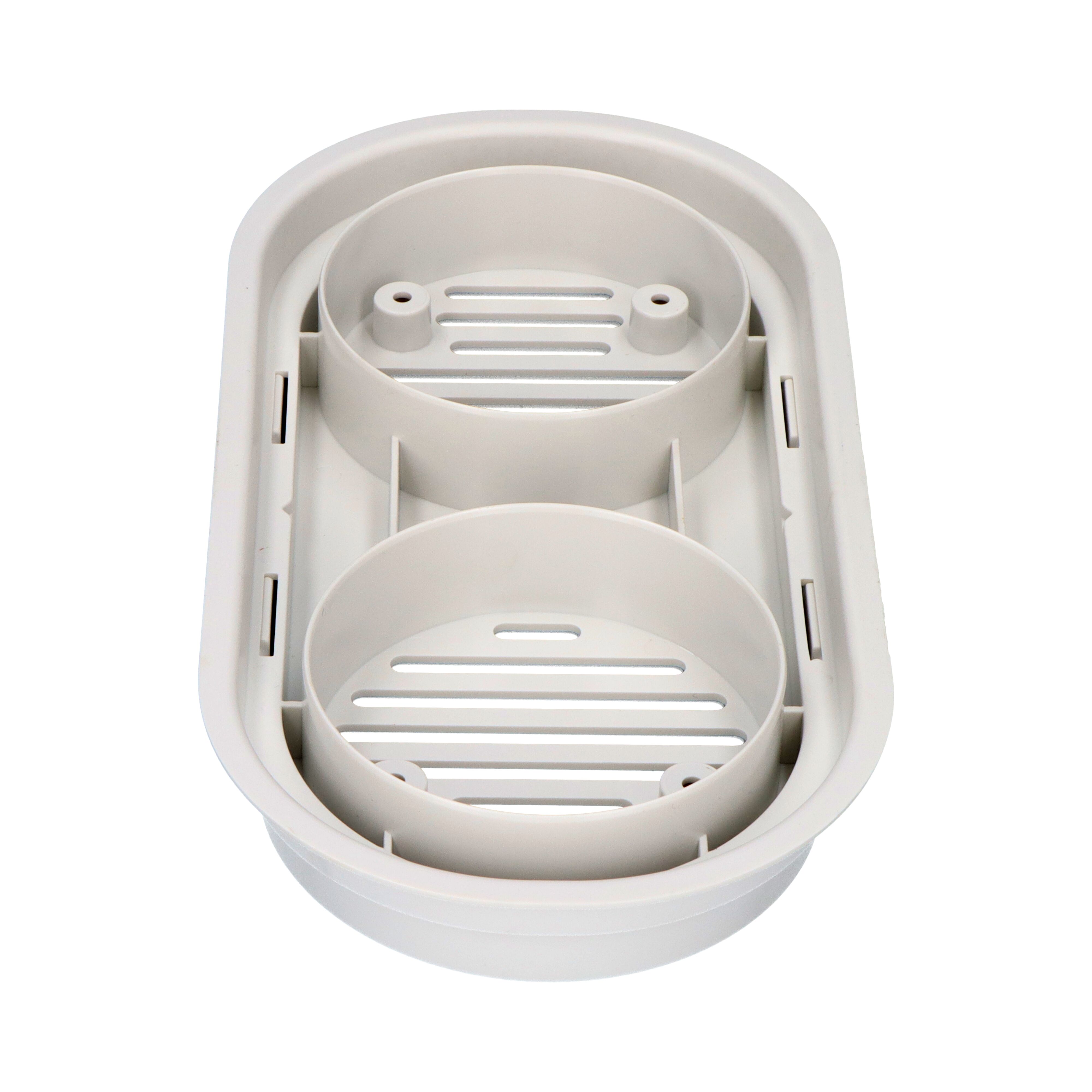 Rhiwa Easy Aero mounting- and baseplate - white