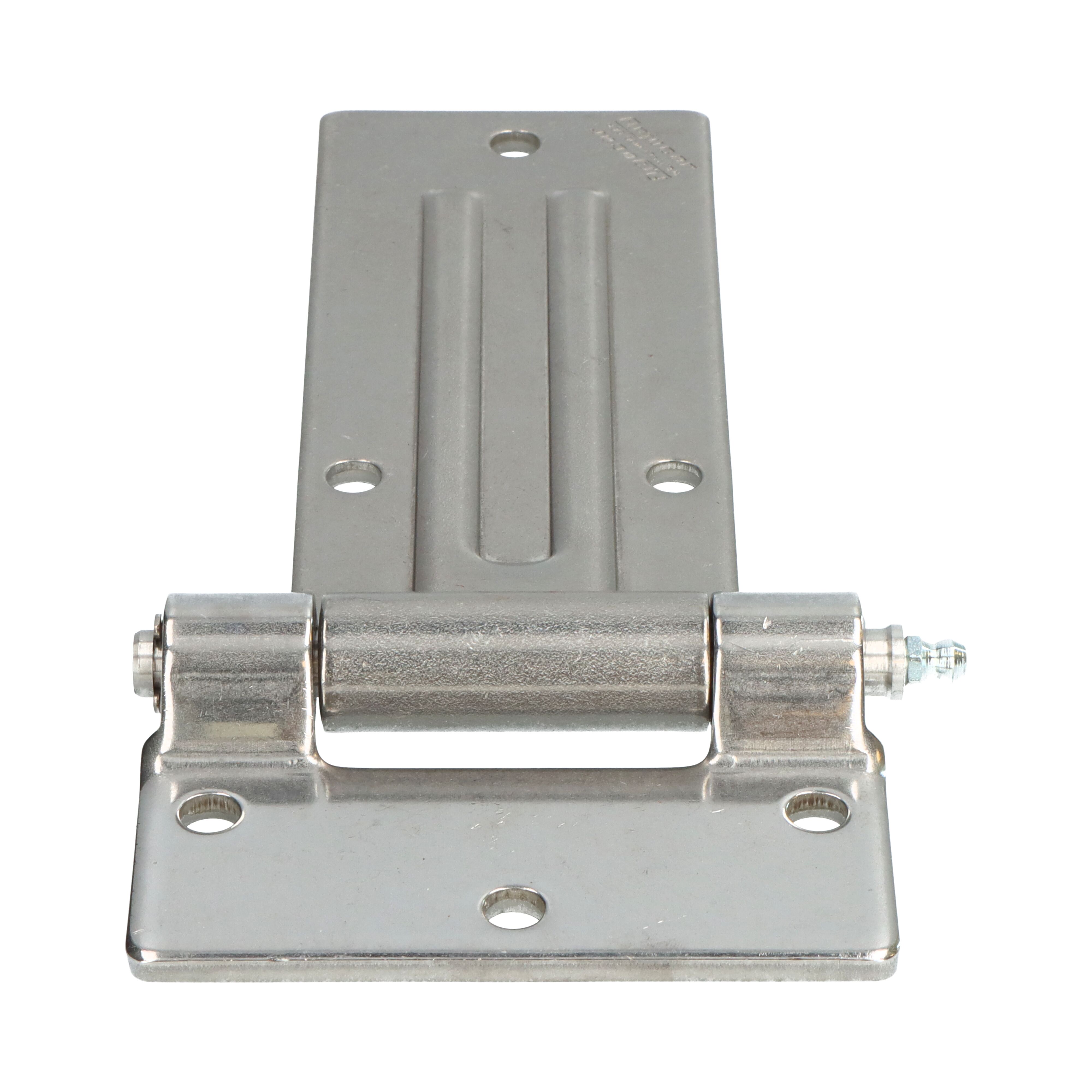 Pommier zijdeurscharnier vlak 165 mm - uitneembare pen met smeernippel