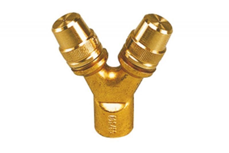 Gloria fork sprayer - 2x hollow cone nozzle - for all pressure/back sprayers