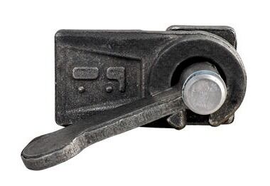 Pommier turnbuckle lock - 65 x 35 mm - right - plain steel