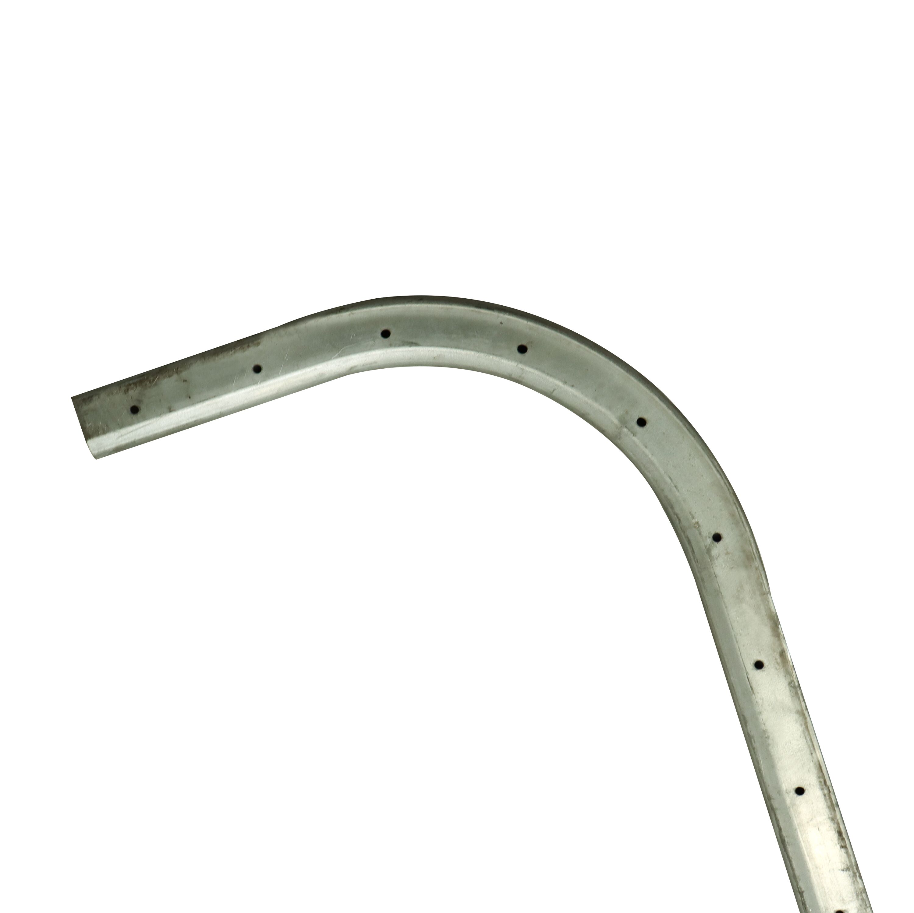 JR horizontal rail - right - 3200 x 203 mm - 8 inch curve - for Excel shutter