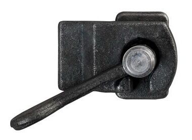 Pommier overvalsluiting - 68 x 41 mm - rechts - blank staal