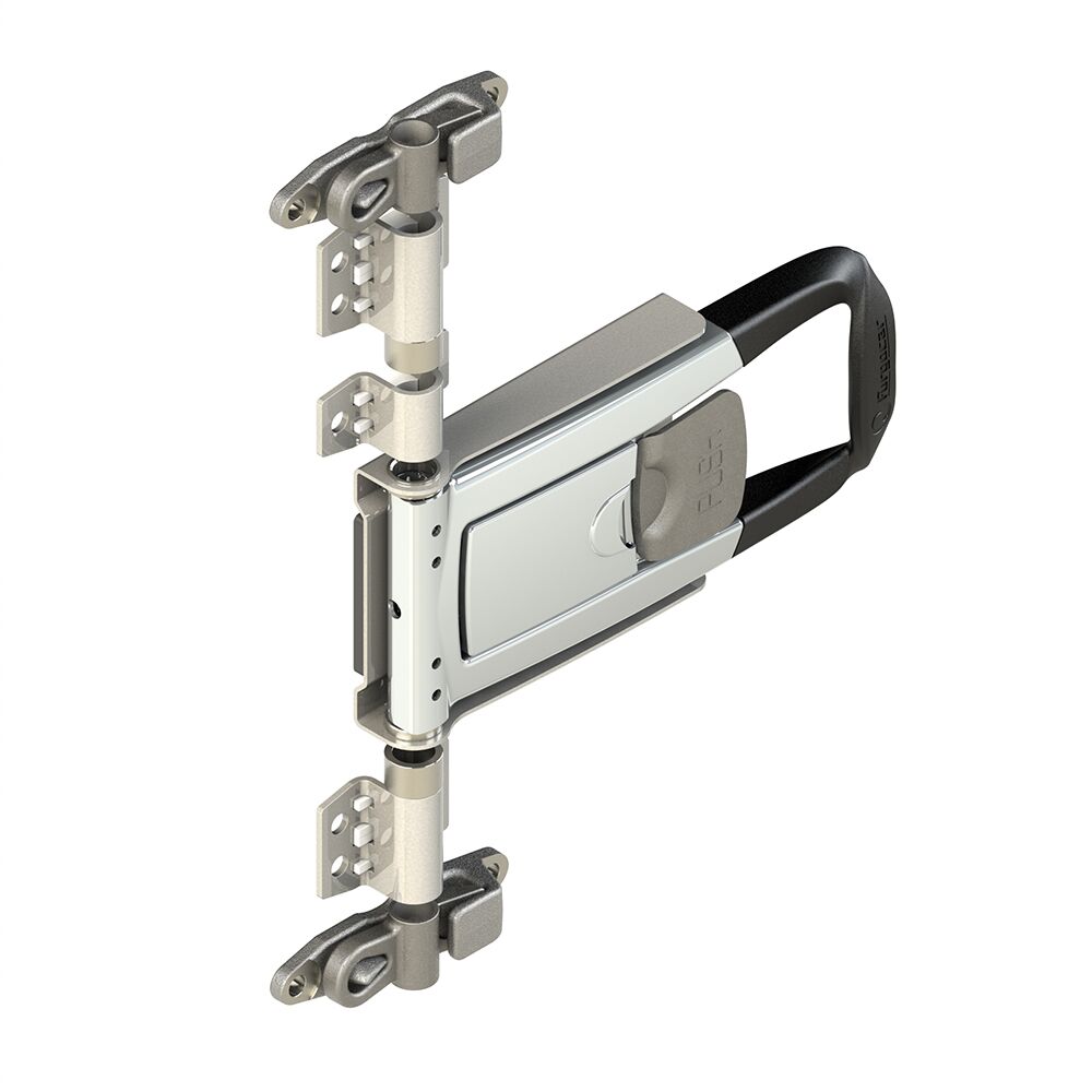 Pommier external locking mechanism set Ø 16 mm - stainless steel