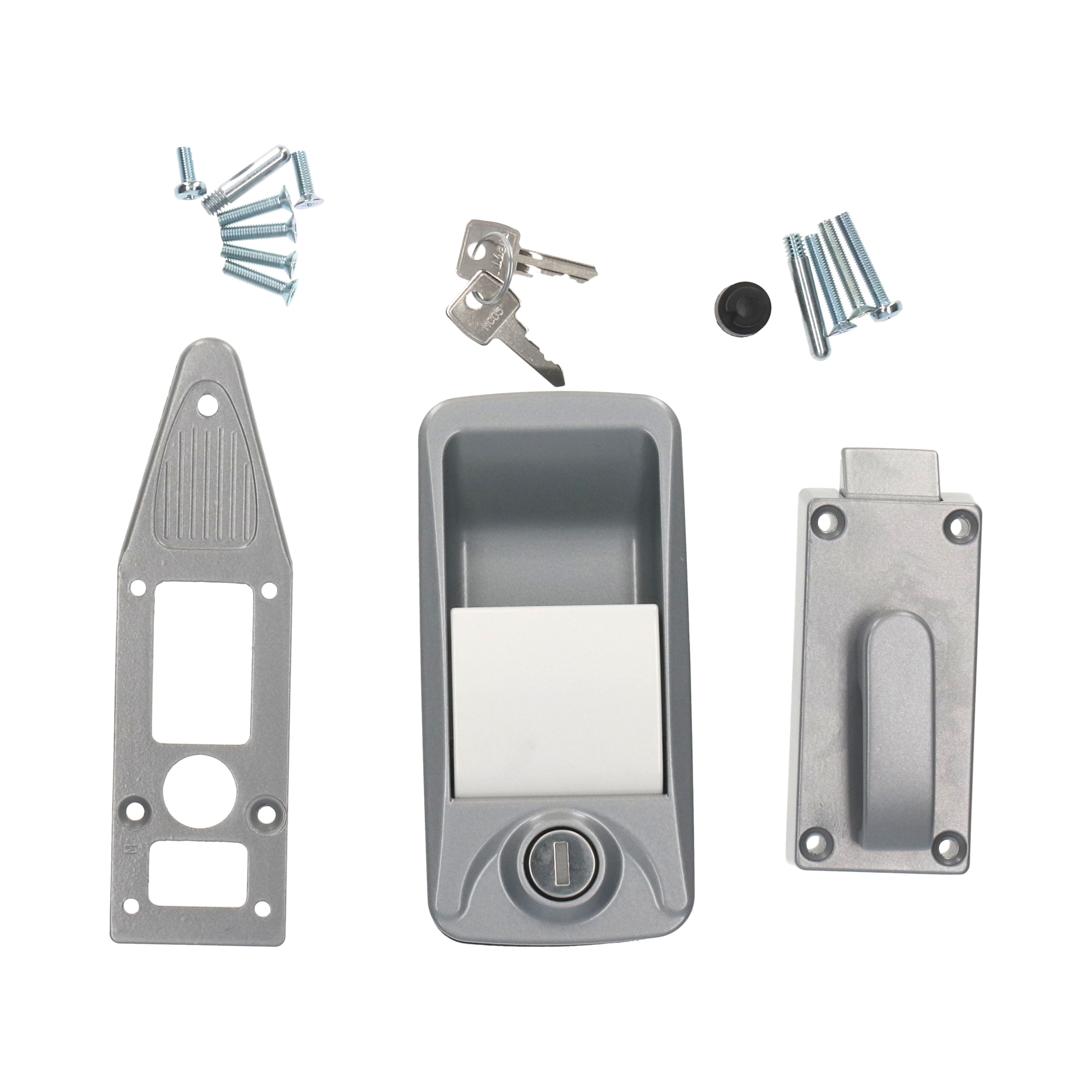 Rhiwa Quality caravan door lock - right - for door thickness 25-40 mm - key no. MC05