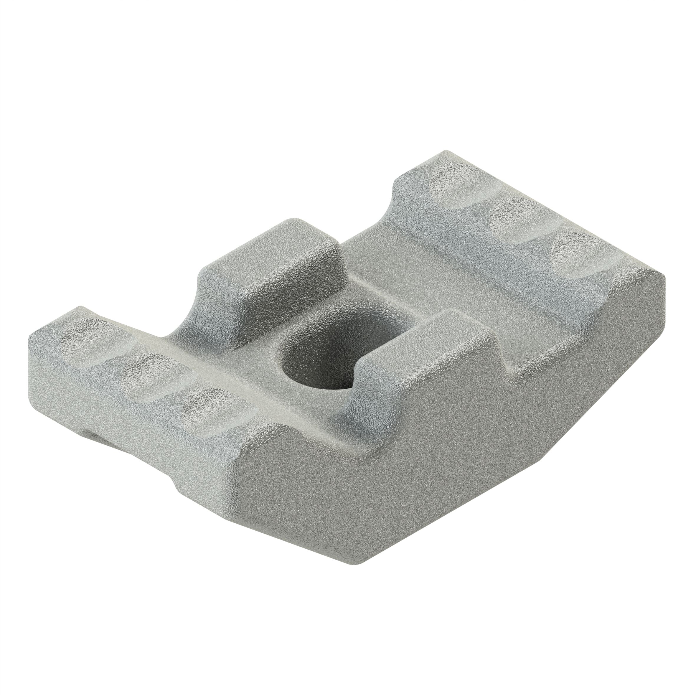 Pommier chassis clamp 4/20 mm self balancing incl. ring - forged steel