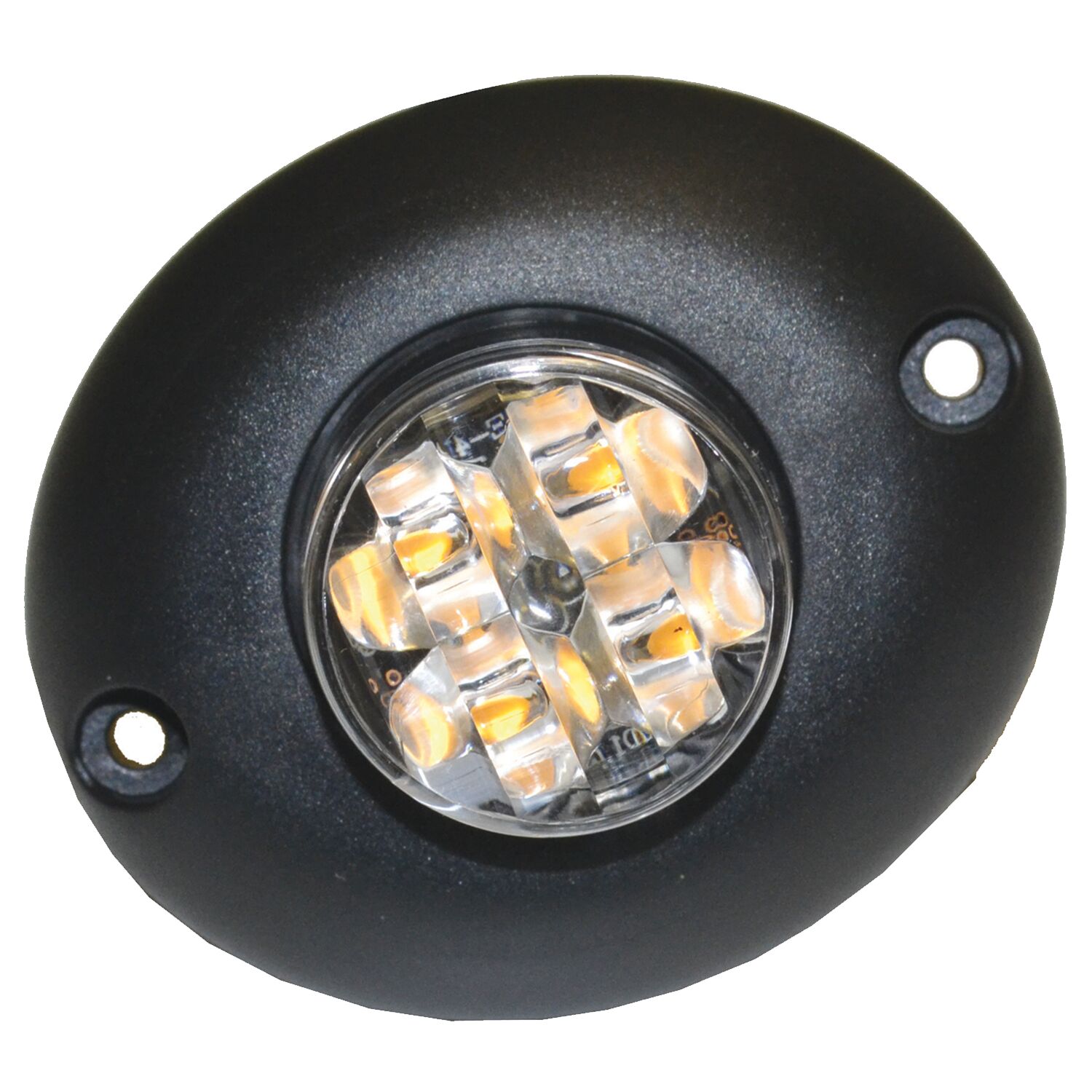 Rhiwa Quality flitslamp led opbouw - Ø 38 mm - oranje