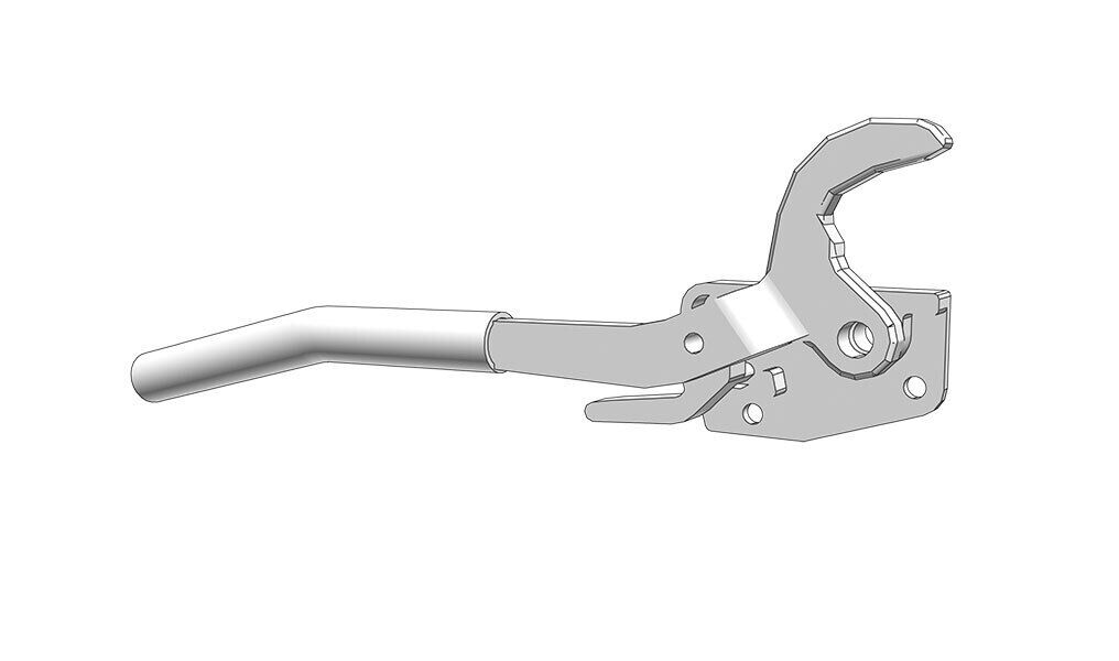 Edscha dropside locking gear - front right/rear left - for Edscha sliding bow roof