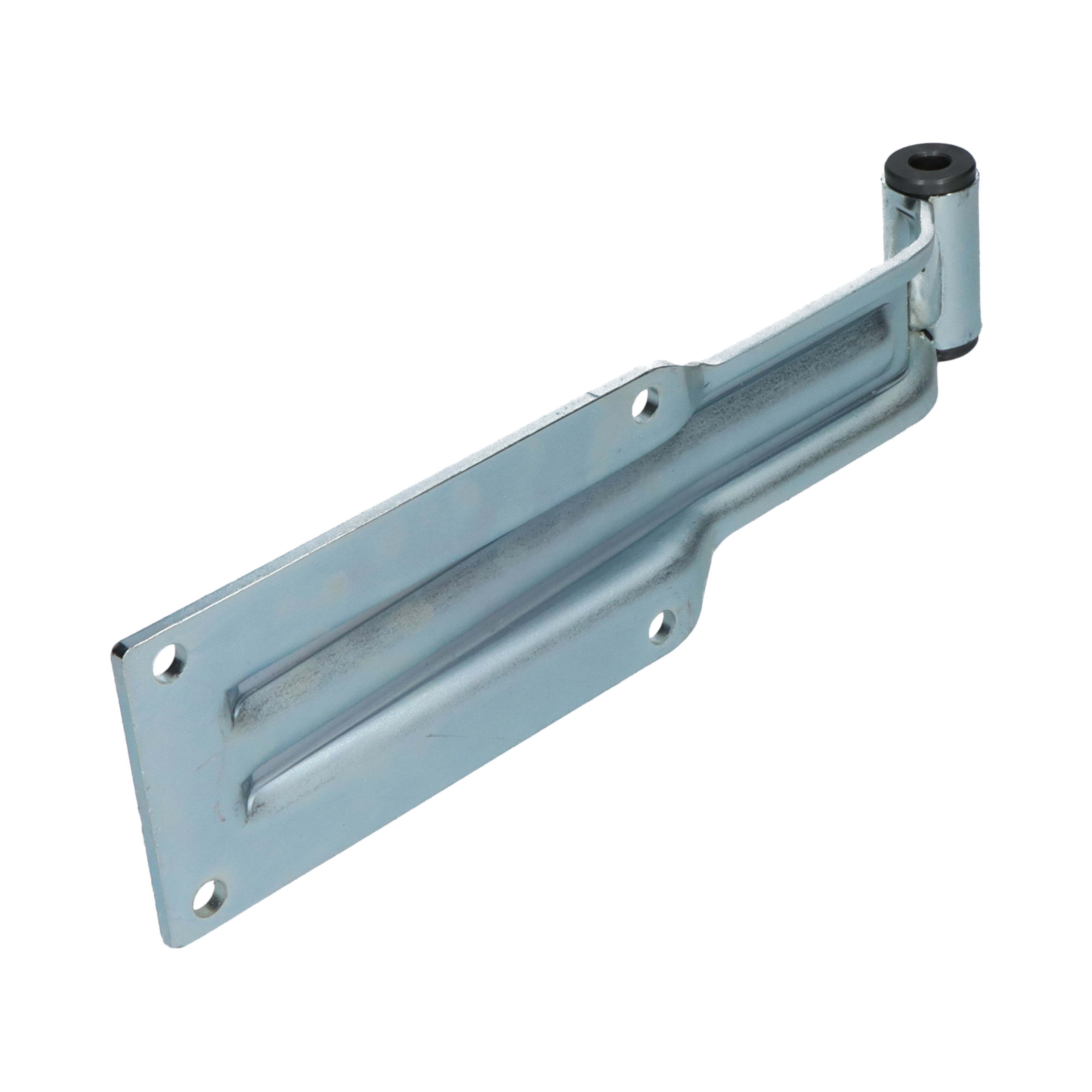 Pommier rear door hinge plate 282 mm - trestle width 52 mm - zinc-plated