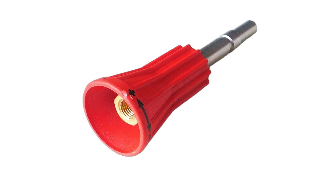 Ehrle snelkoppeling met regelbare nozzle - 1/4" RVS aansluiting