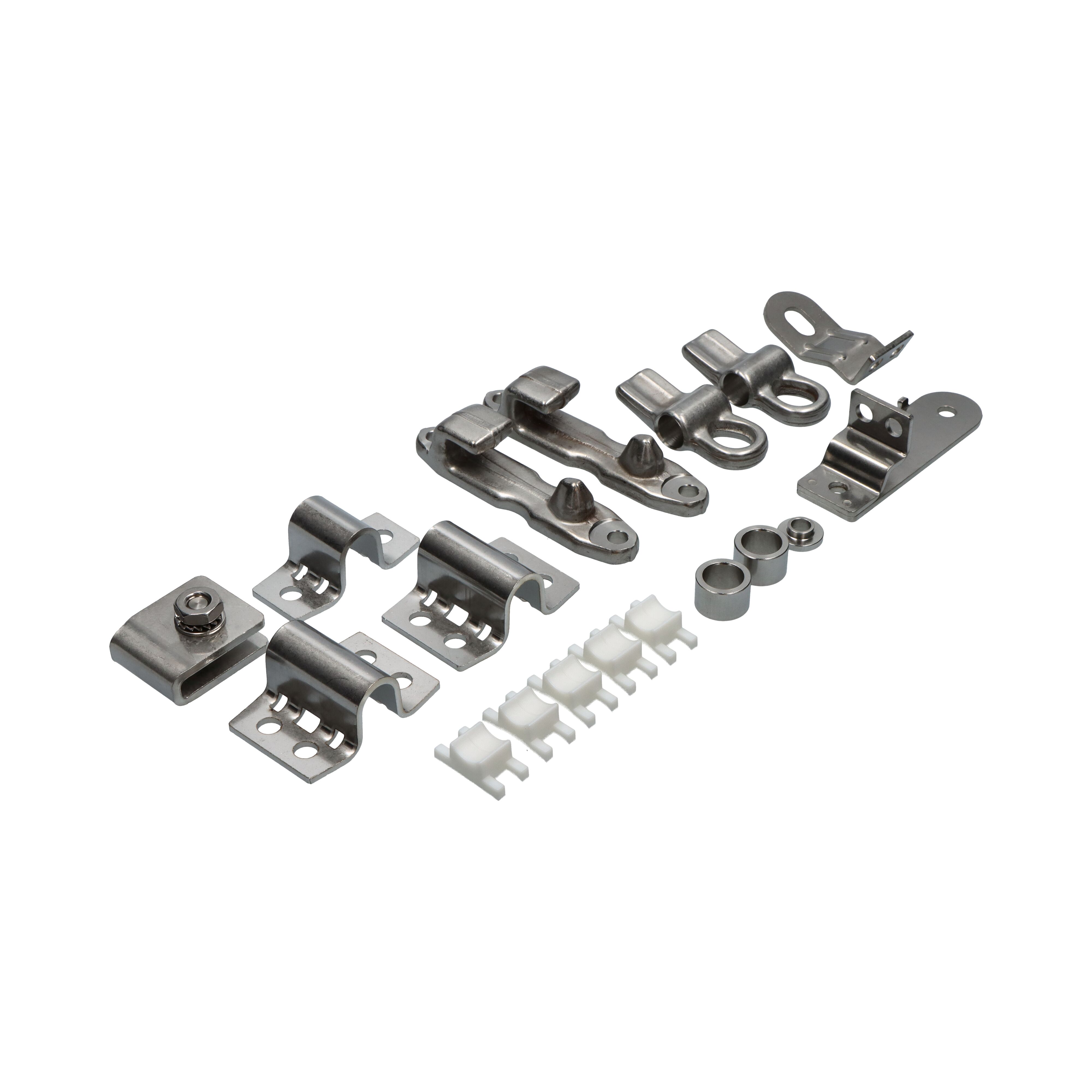 Pommier opbouwsluiting set Ø 16 mm - RVS