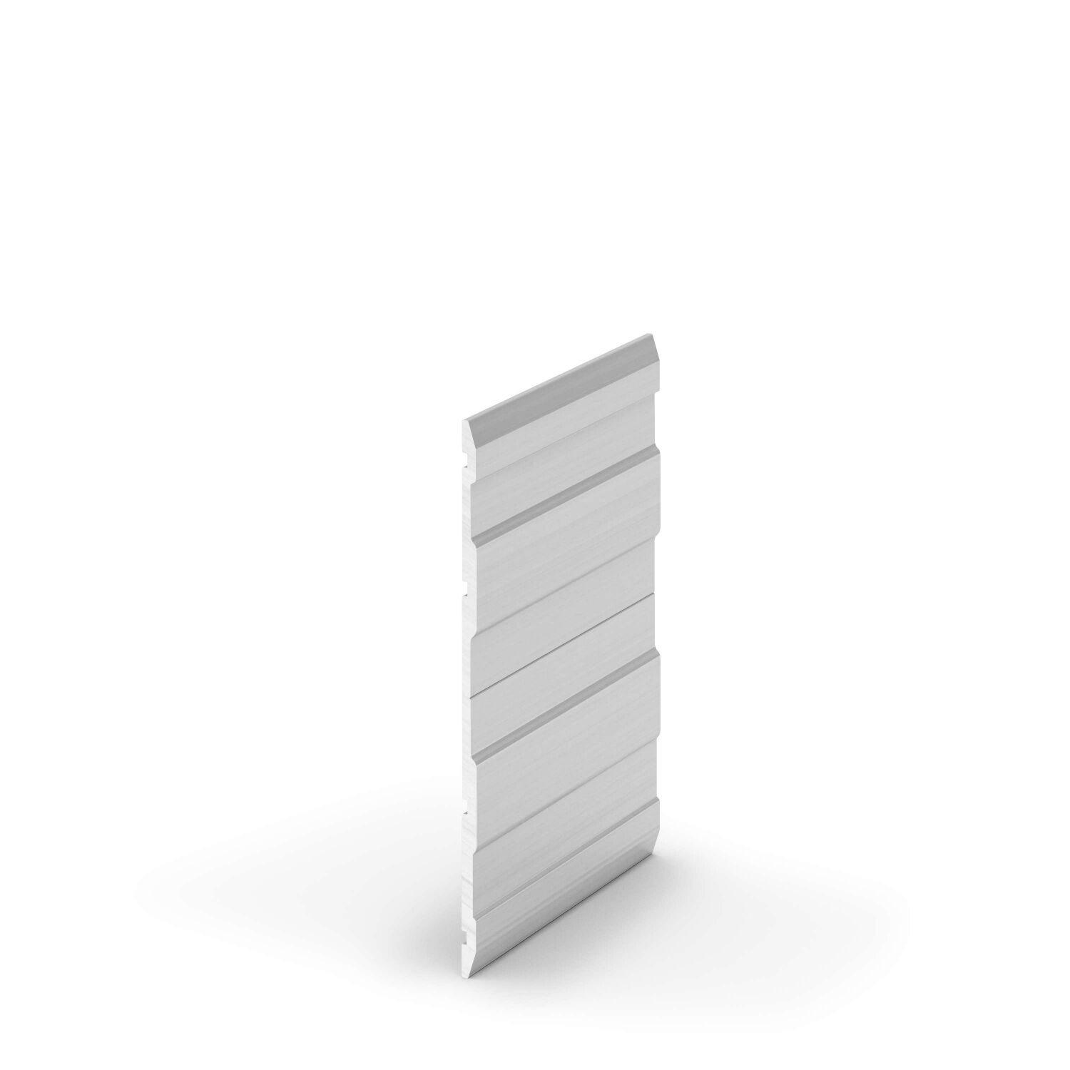Takler schopstrook 7500 x 142 mm (LxH) - aluminium