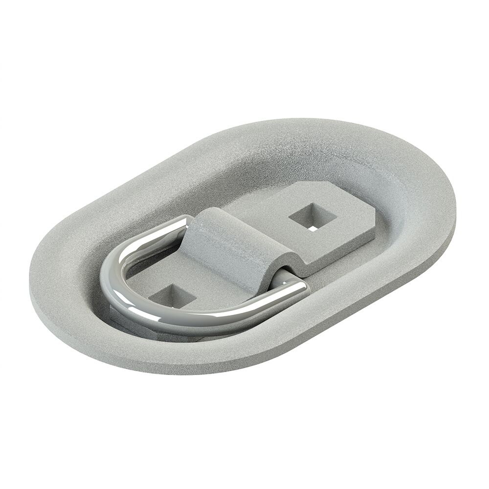 Rhiwa Quality lashing bowl 350 daN - bolt-on model - zinc-plated