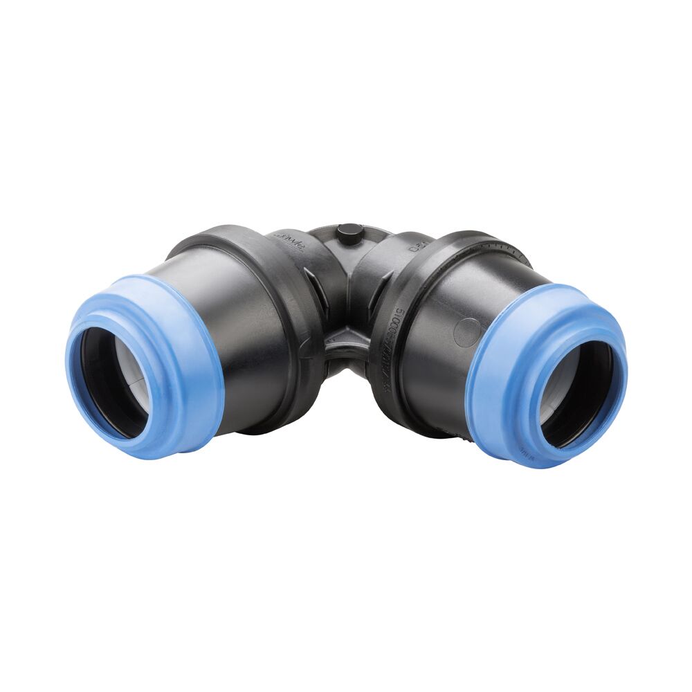 Hawle coude 90° ISO2 6420 25-25 mm PE+PVC