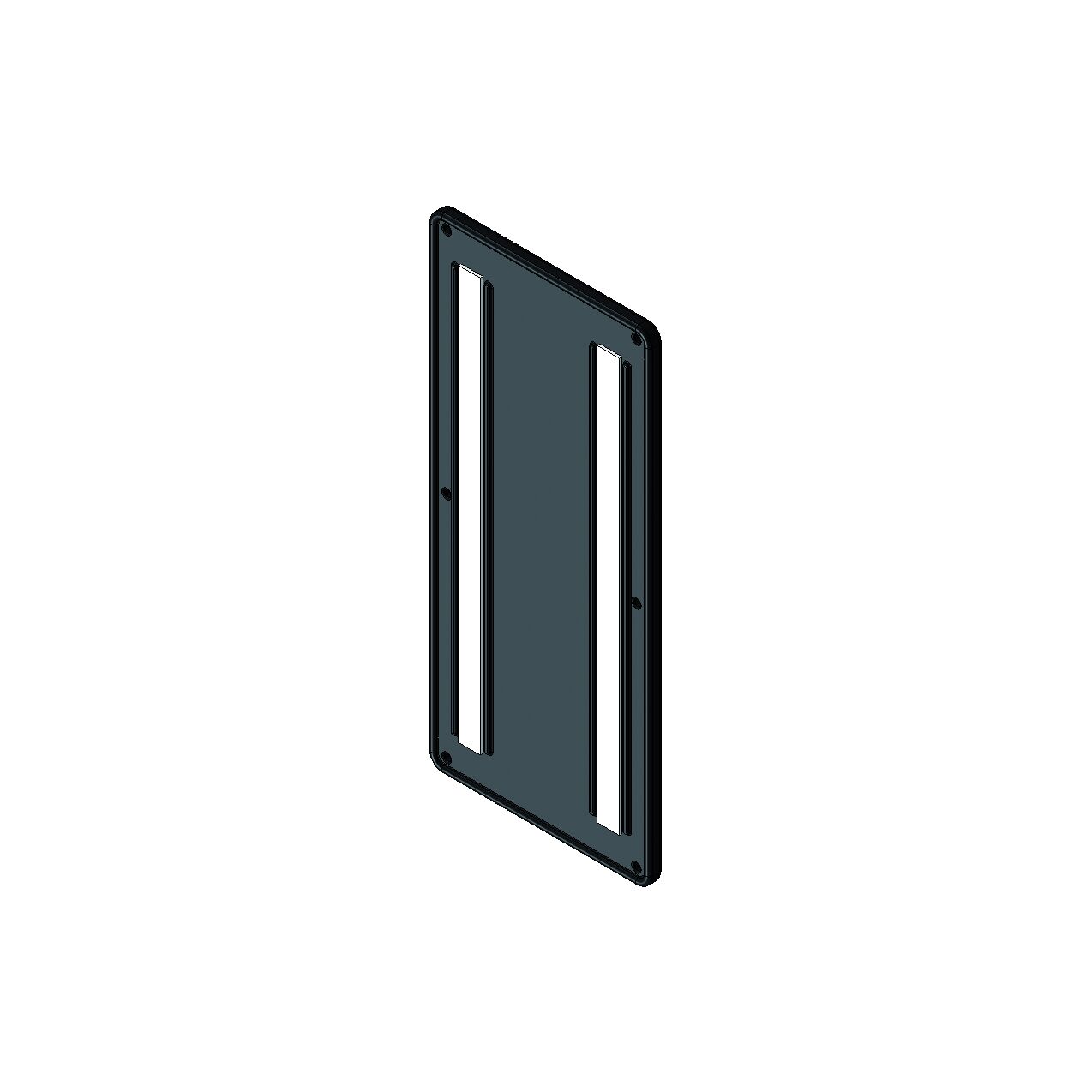 Rhiwa Quality rubber protection plate 355 x 160 mm