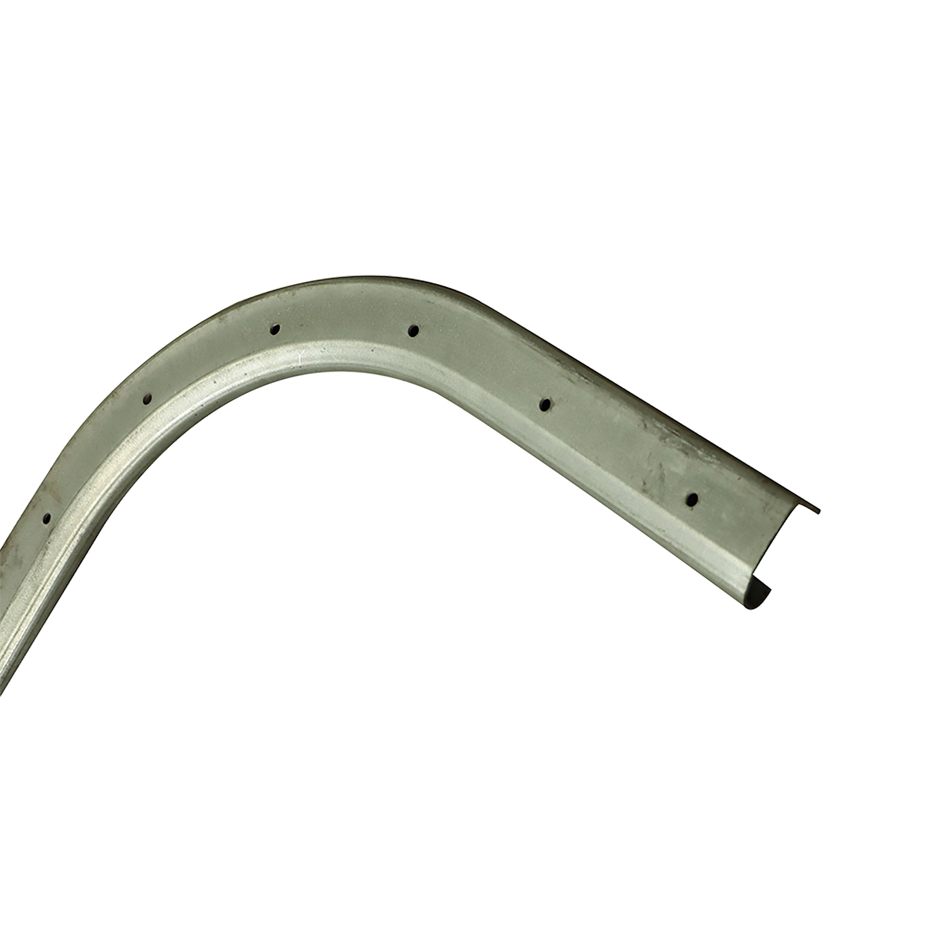 JR horizontal rail - left - 3200 x 203 mm - 8 inch curve - for Excel shutter