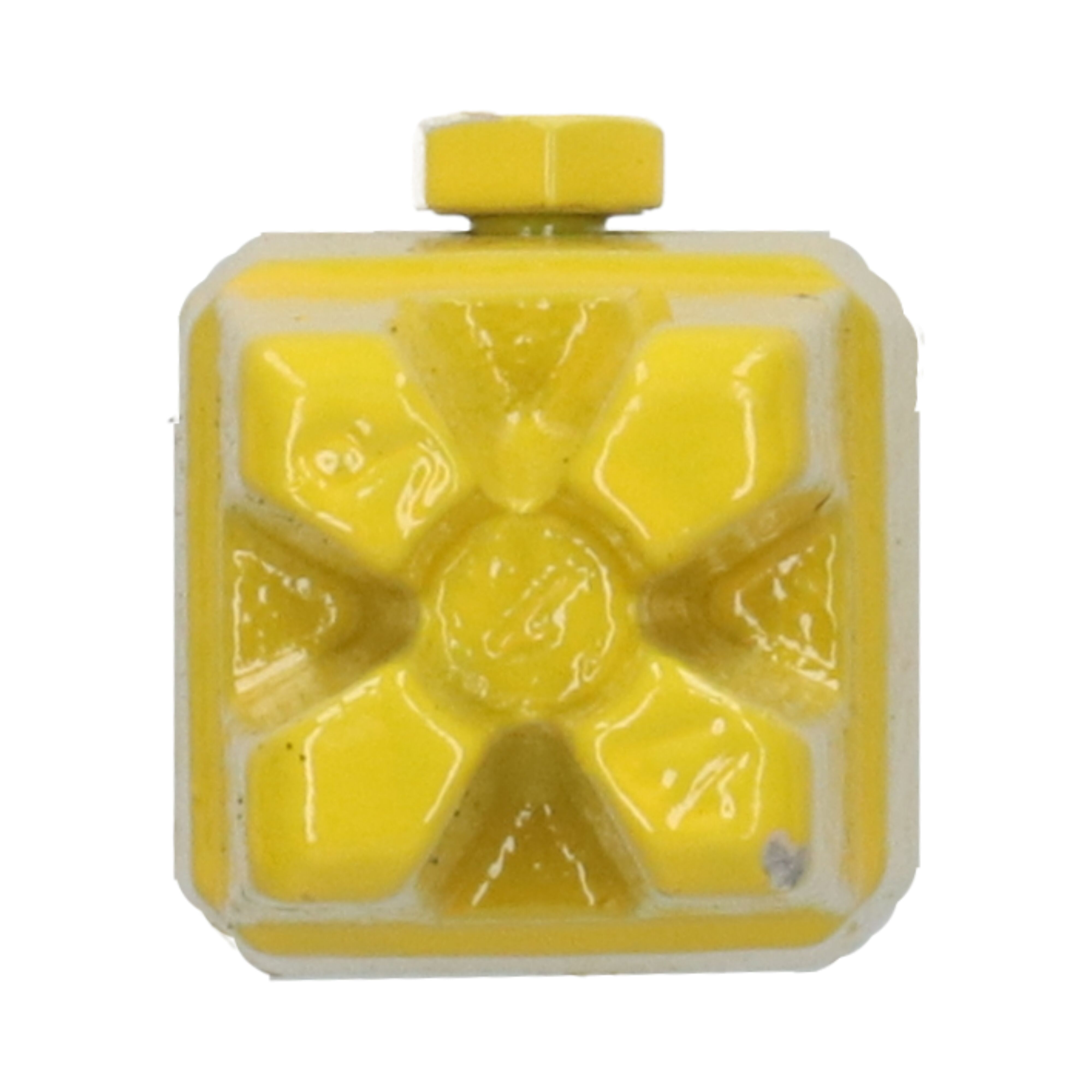 Hawle attachment head 8670 for Maleilt-in fitting ¾"-2" yellow