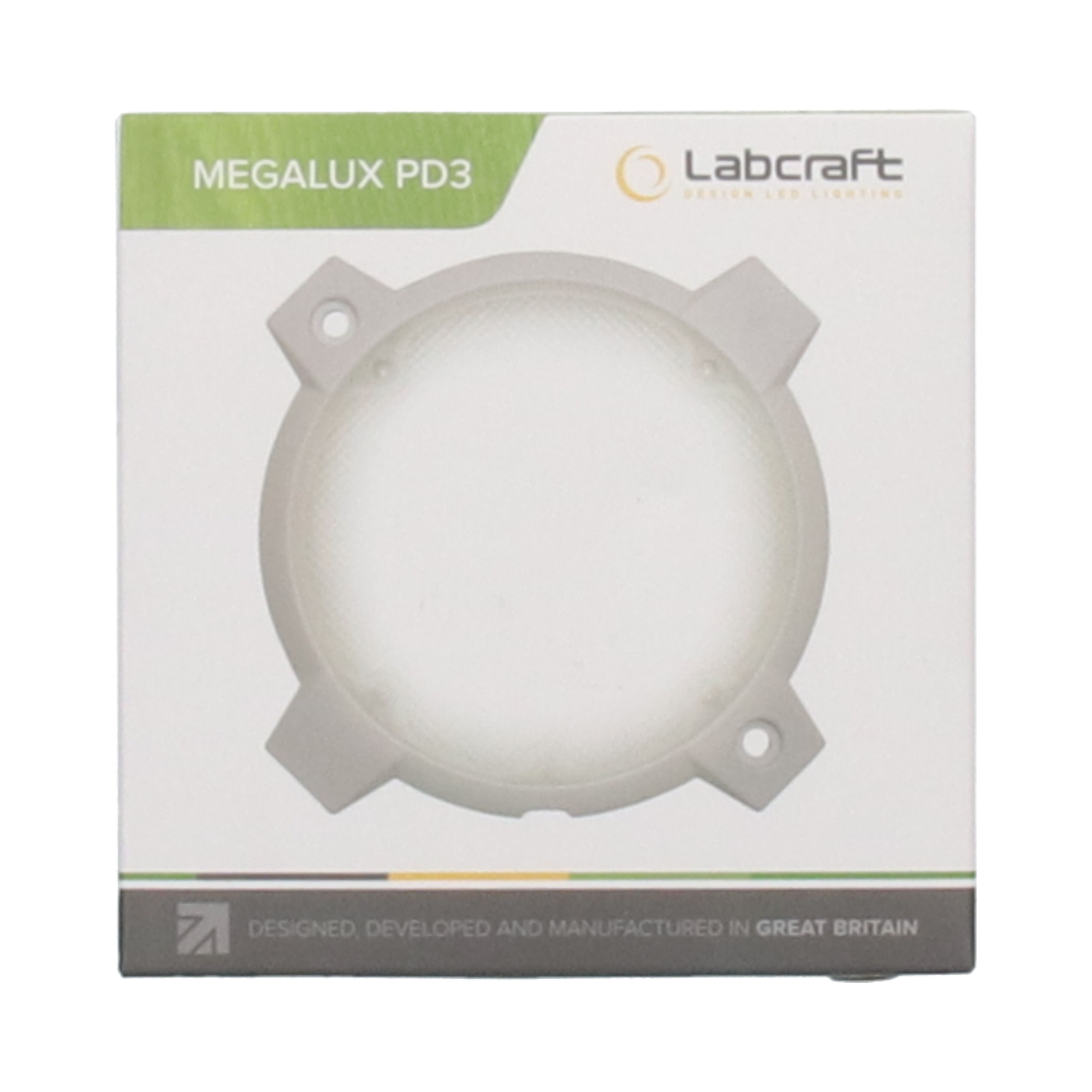 Labcraft Led lighting Megalux Clear - surface model - Ø 132 mm - 1320 lumen - PIR sensor