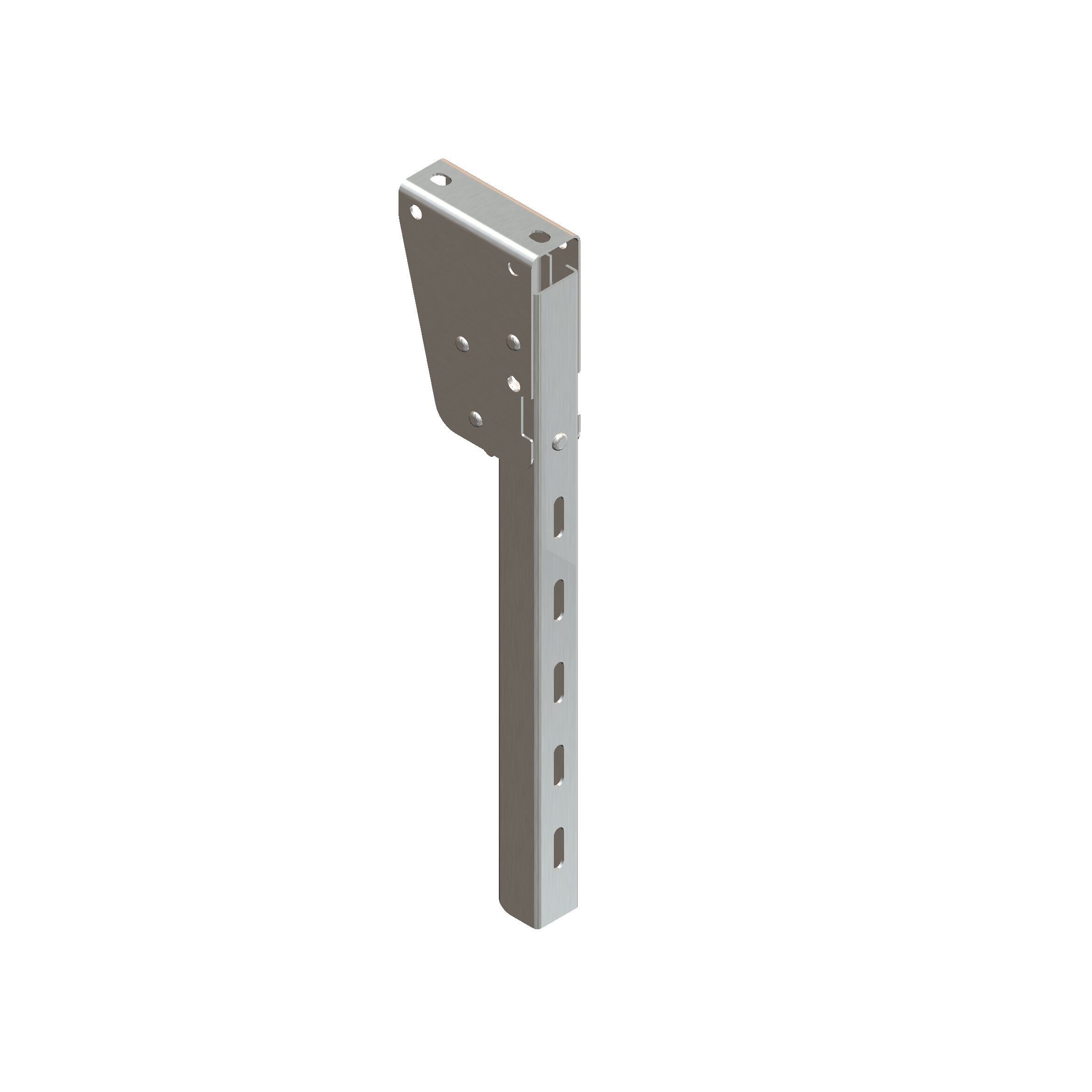 Takler zijbeschermingssteun 572 mm hoog - klapbaar met directsluiting - RVS