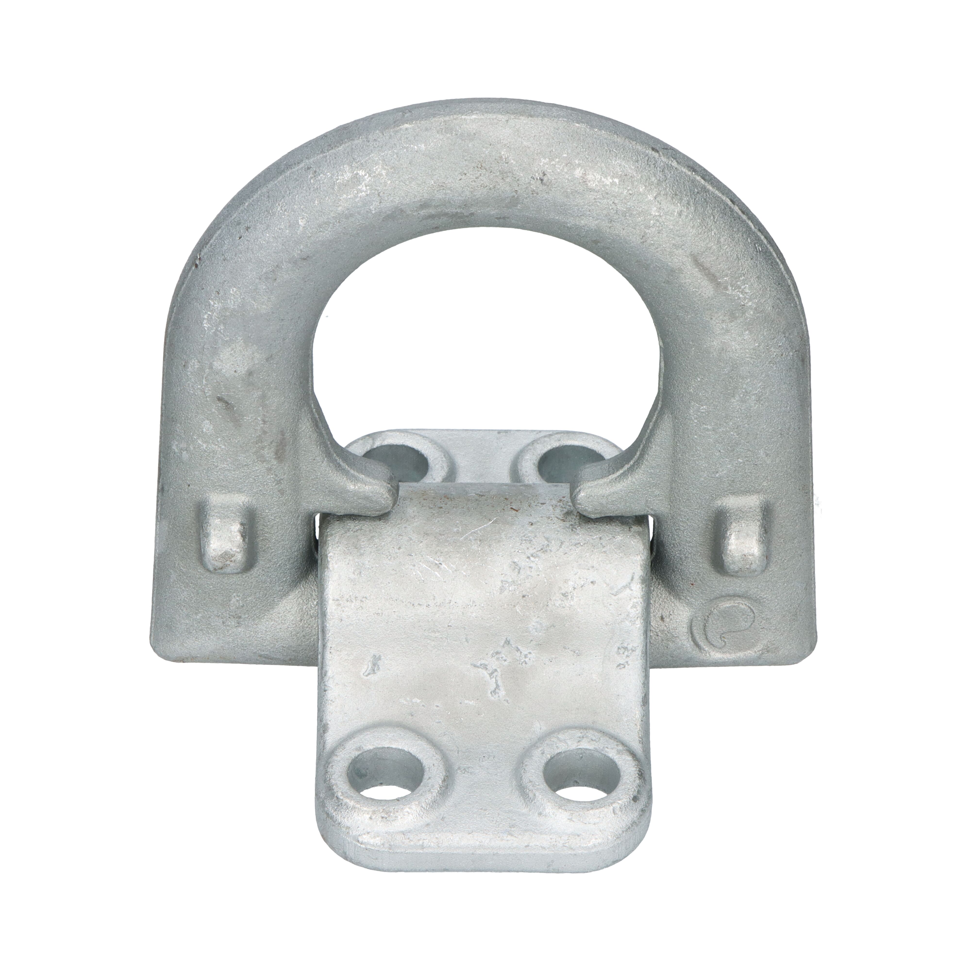 Pommier lashing eye set 13 tonnes - bolt-on model - zinc-plated
